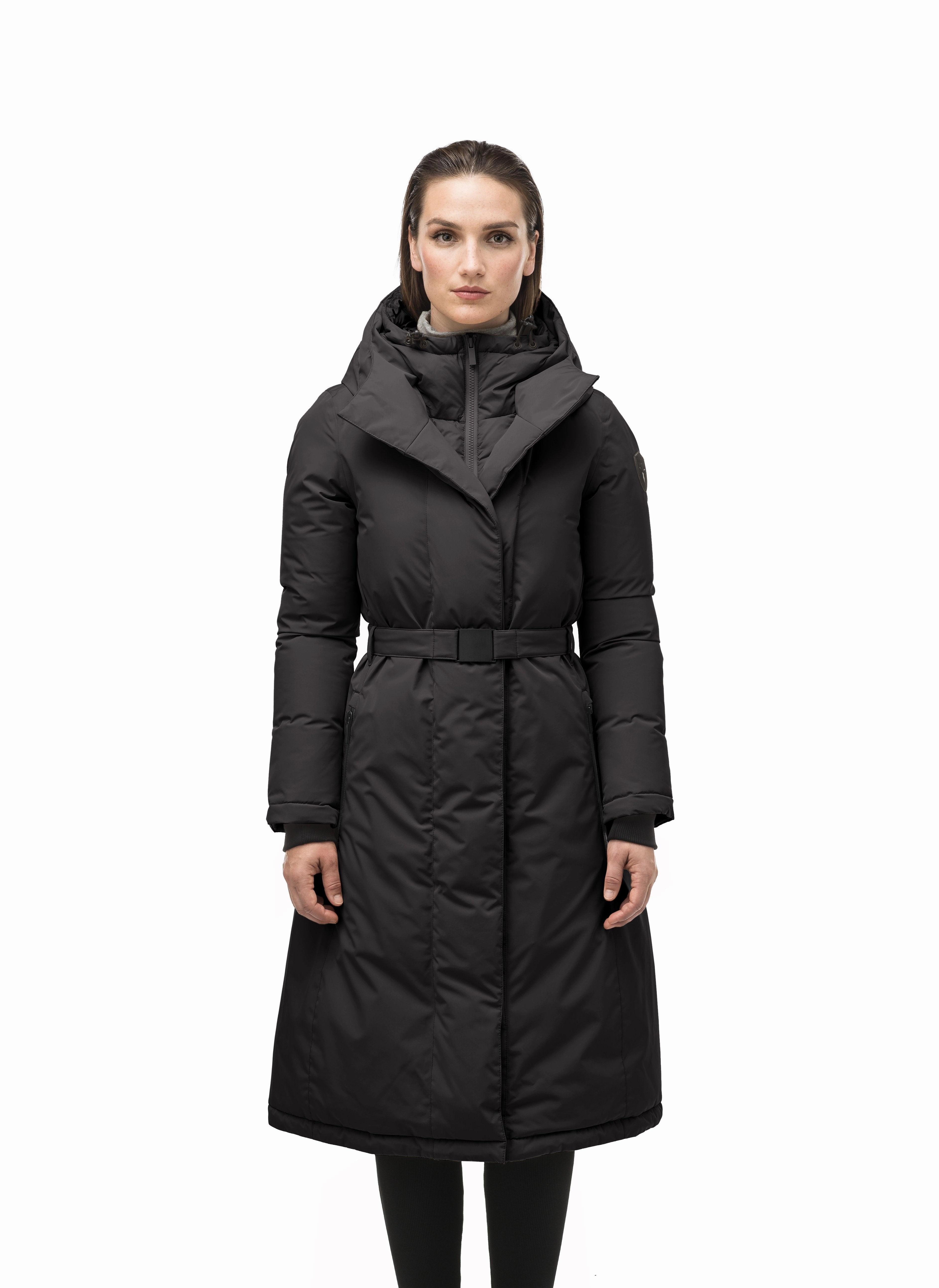 Thermal Regulation System Non Bulky Design Lara Women's Belted Parka