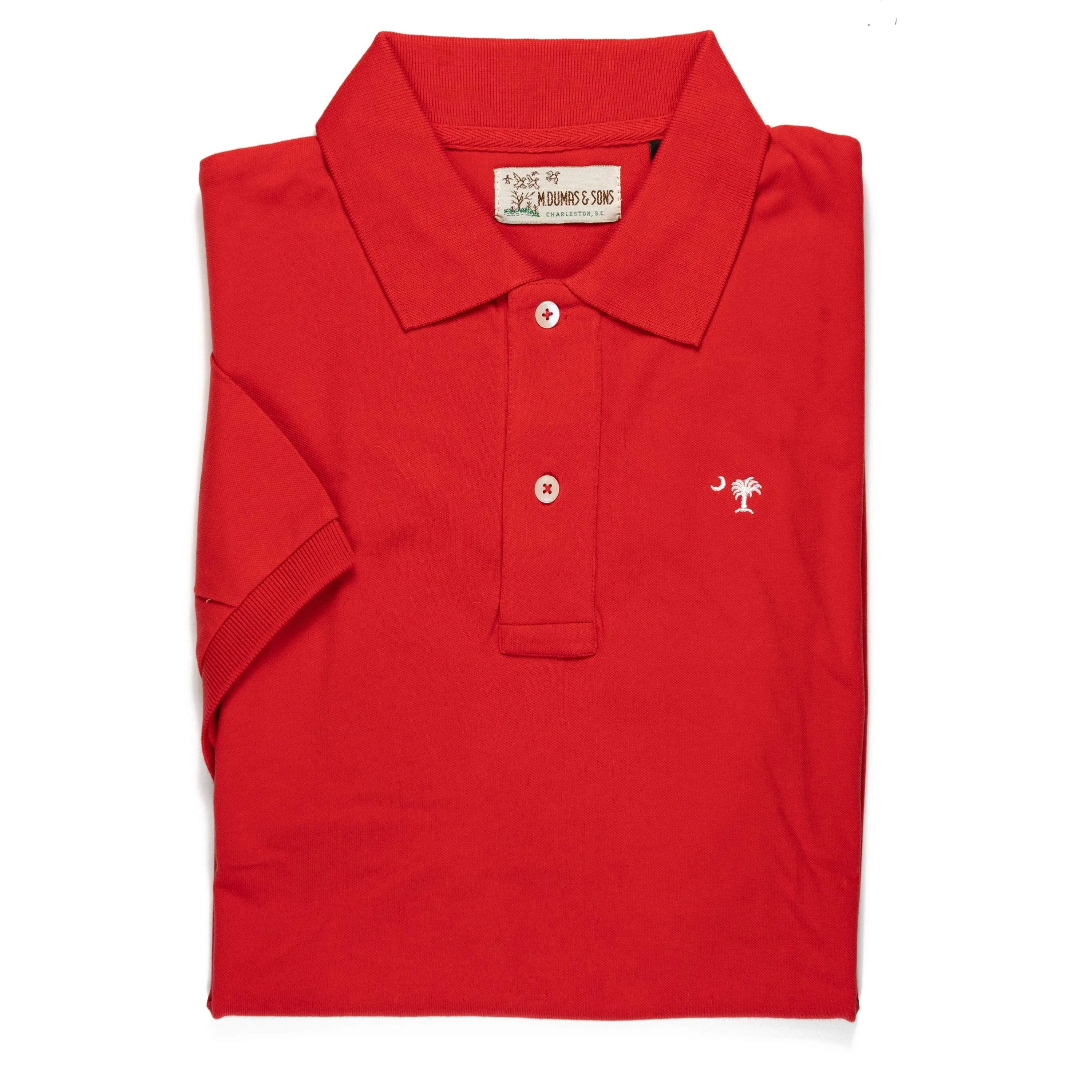 Polished Comfort Palmetto Polo - Red