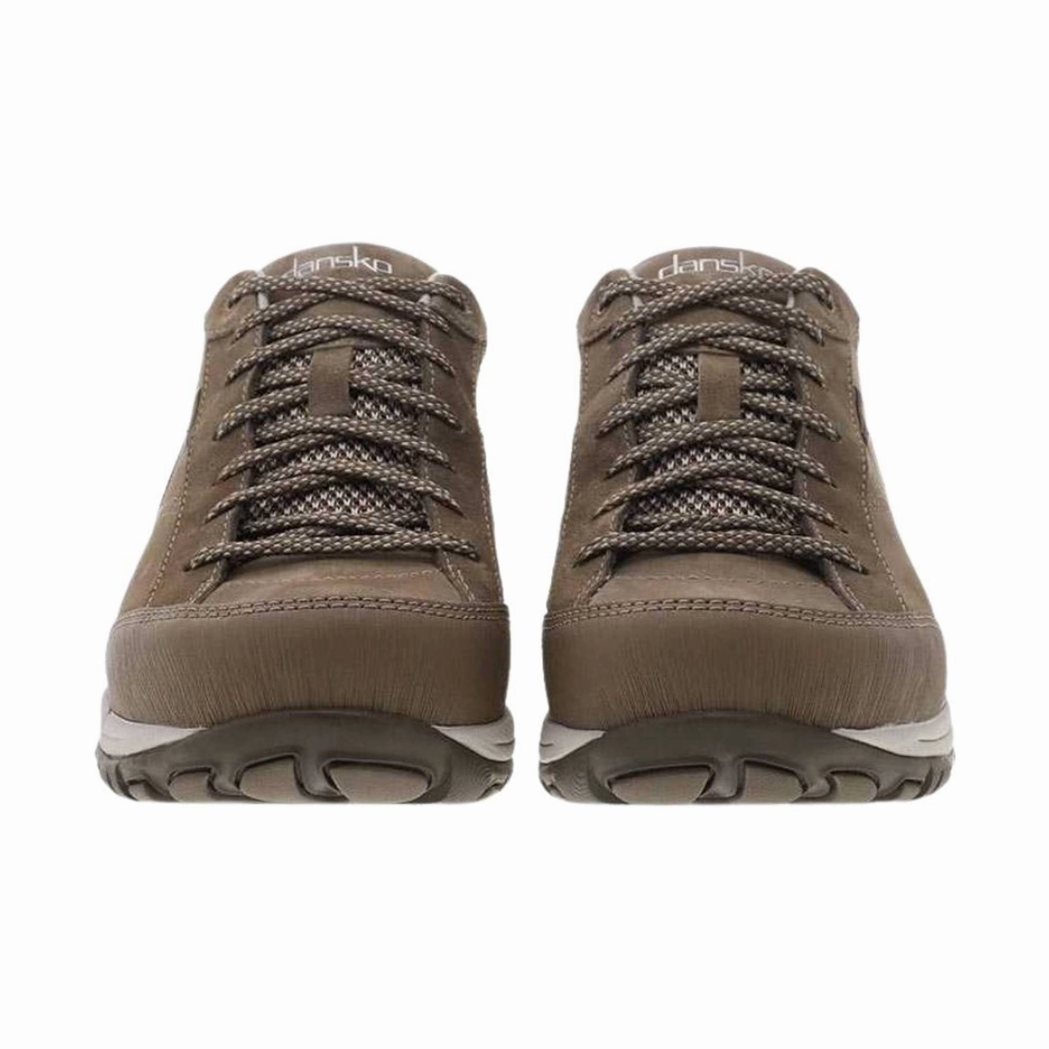 Good Traction Soft Step Dansko Women's Paisley Waterproof Sneaker- Walnut Suede