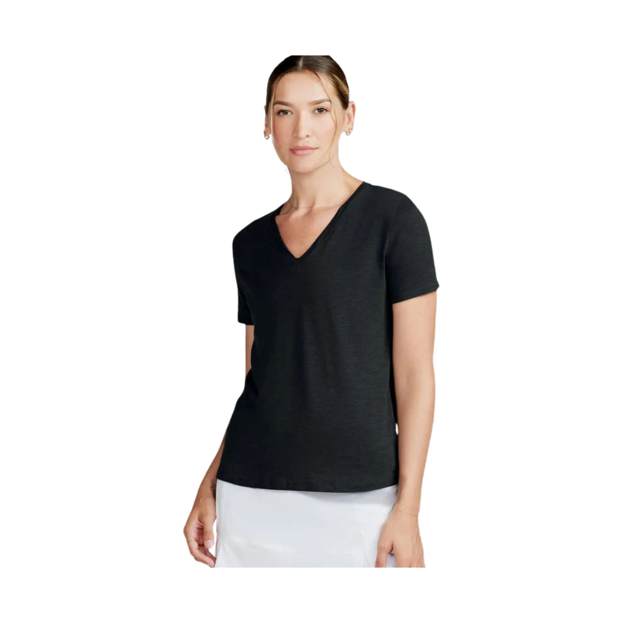 Active Tee Tasc Women's All Day V-Neck Top - Black