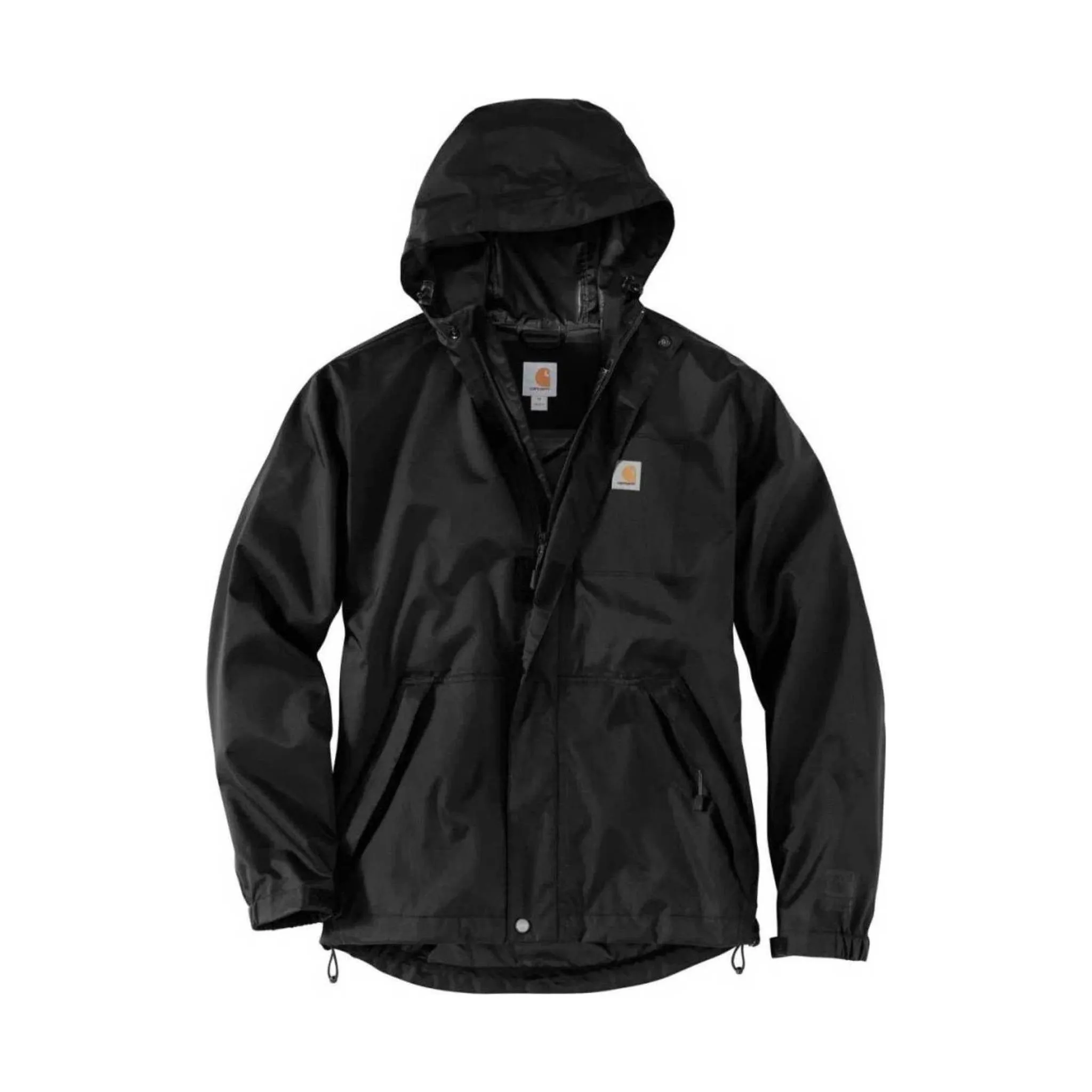 Carhartt Men's Dry Harbor Jacket - Black Waterproof Technology Tear Resistant Weave