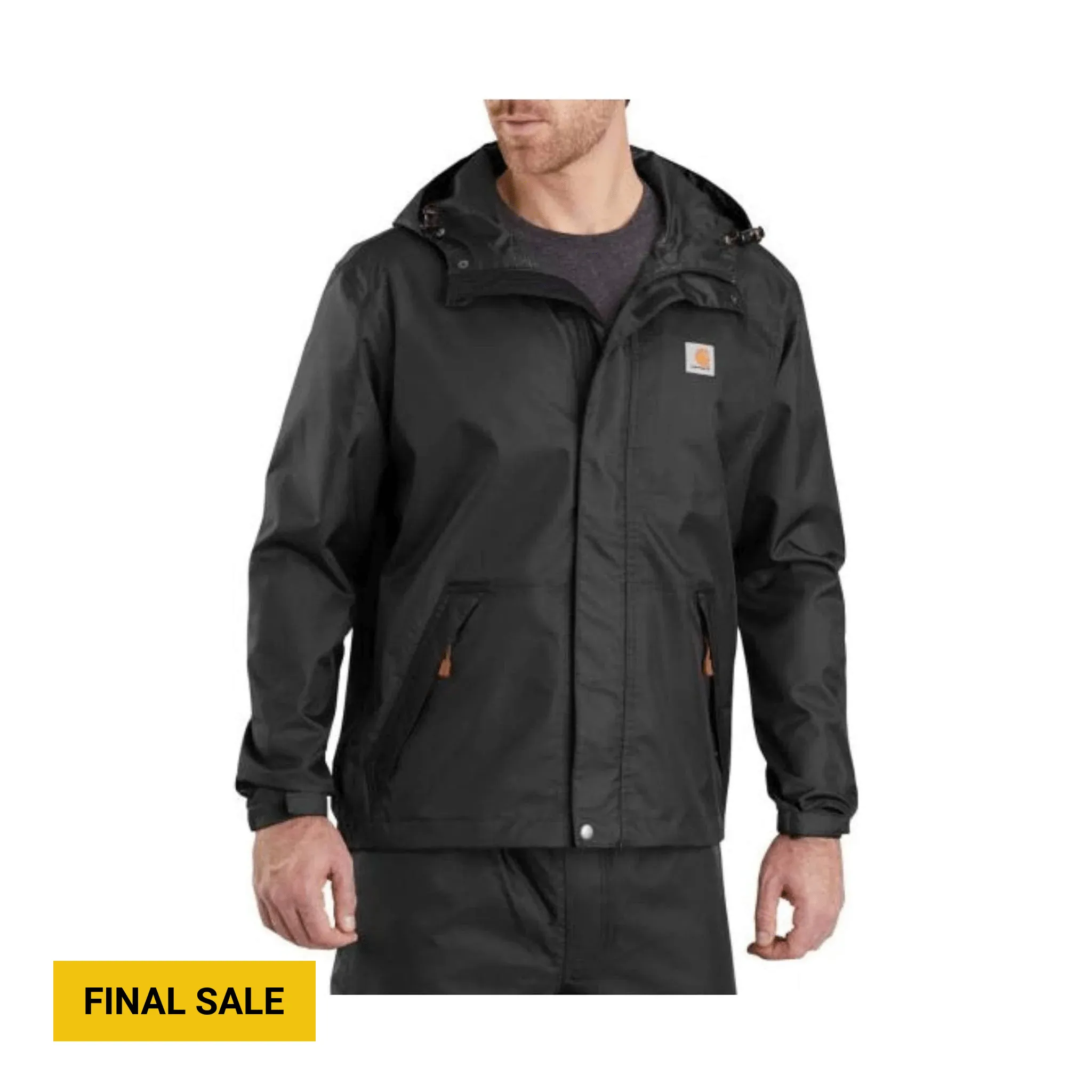 Carhartt Men's Dry Harbor Jacket - Black Glow In Dark Accents Casual Trend