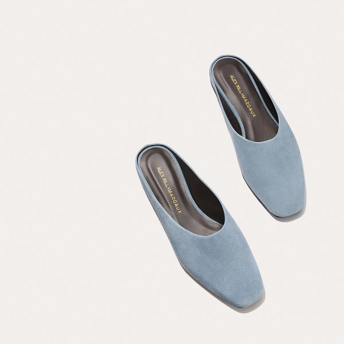 Shock Absorbing Alex Mill x Margaux: The Clara - Slate Blue Suede