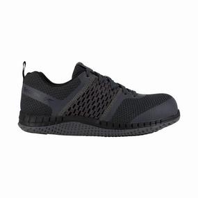 Weekend Chill Torsional Stability Feature Reebok Work Men's Print Work ULTK Composite Toe - Coal Grey and Black