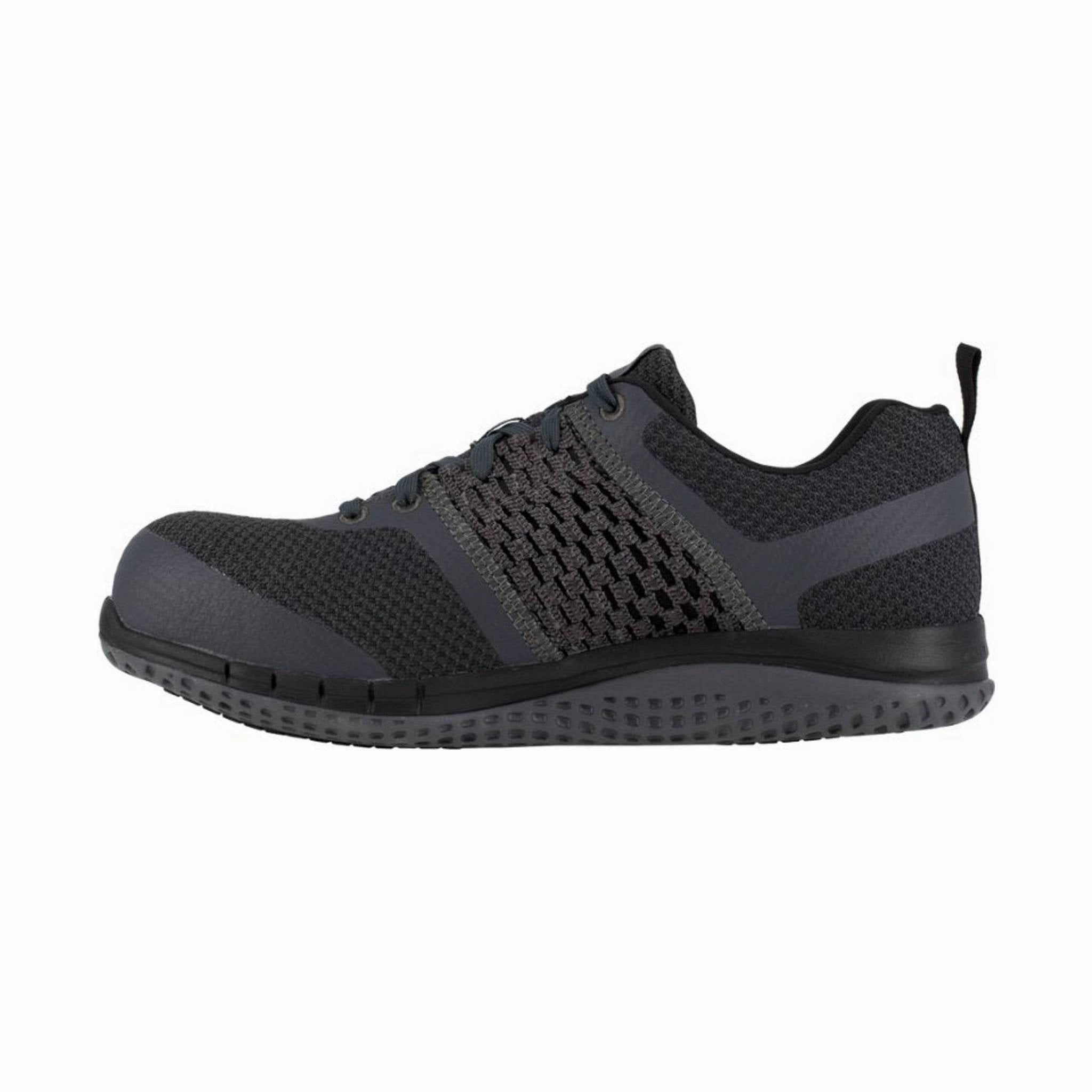 Work Day Sneaker Repair Reebok Work Men's Print Work ULTK Composite Toe - Coal Grey and Black