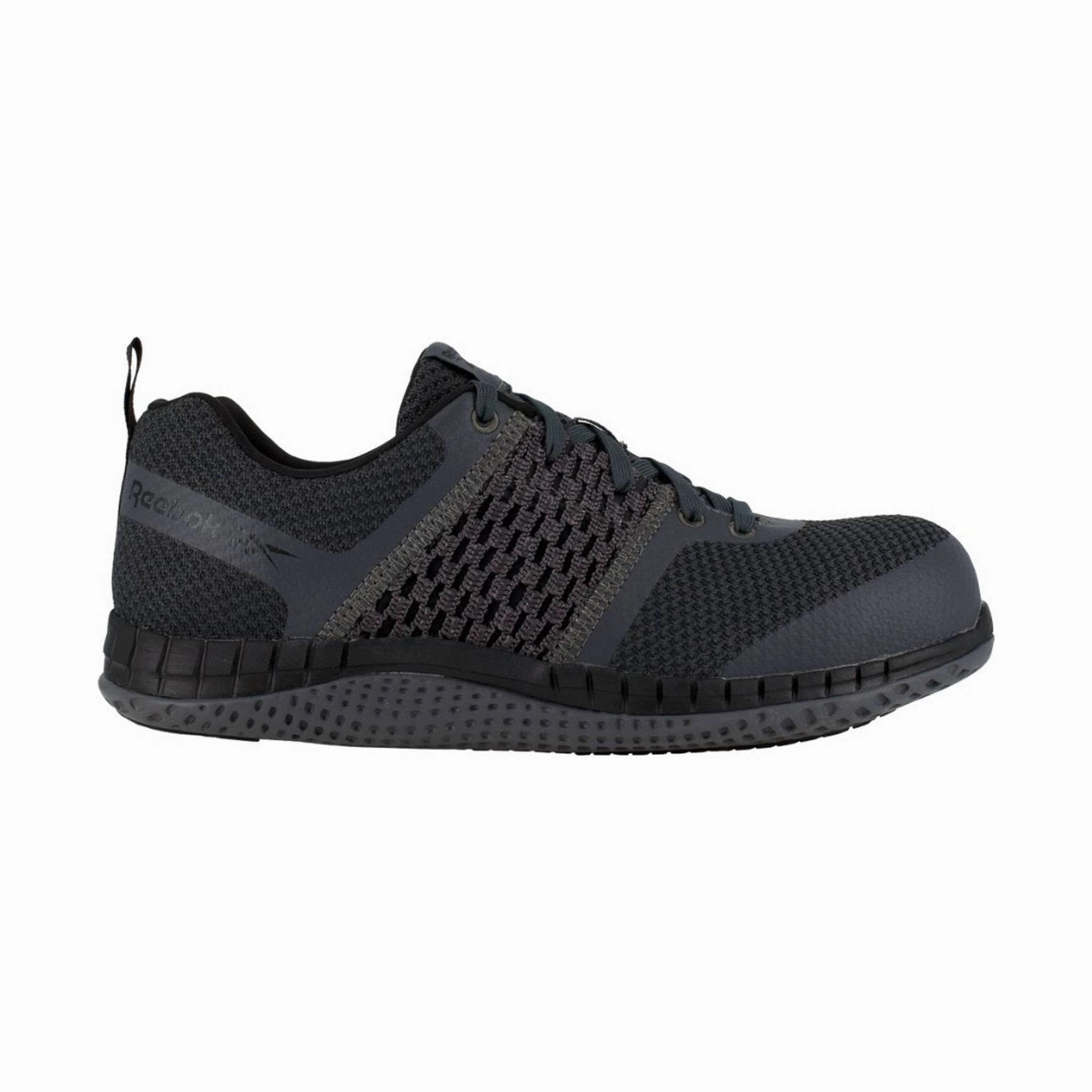 Weekend Chill Torsional Stability Feature Reebok Work Men's Print Work ULTK Composite Toe - Coal Grey and Black