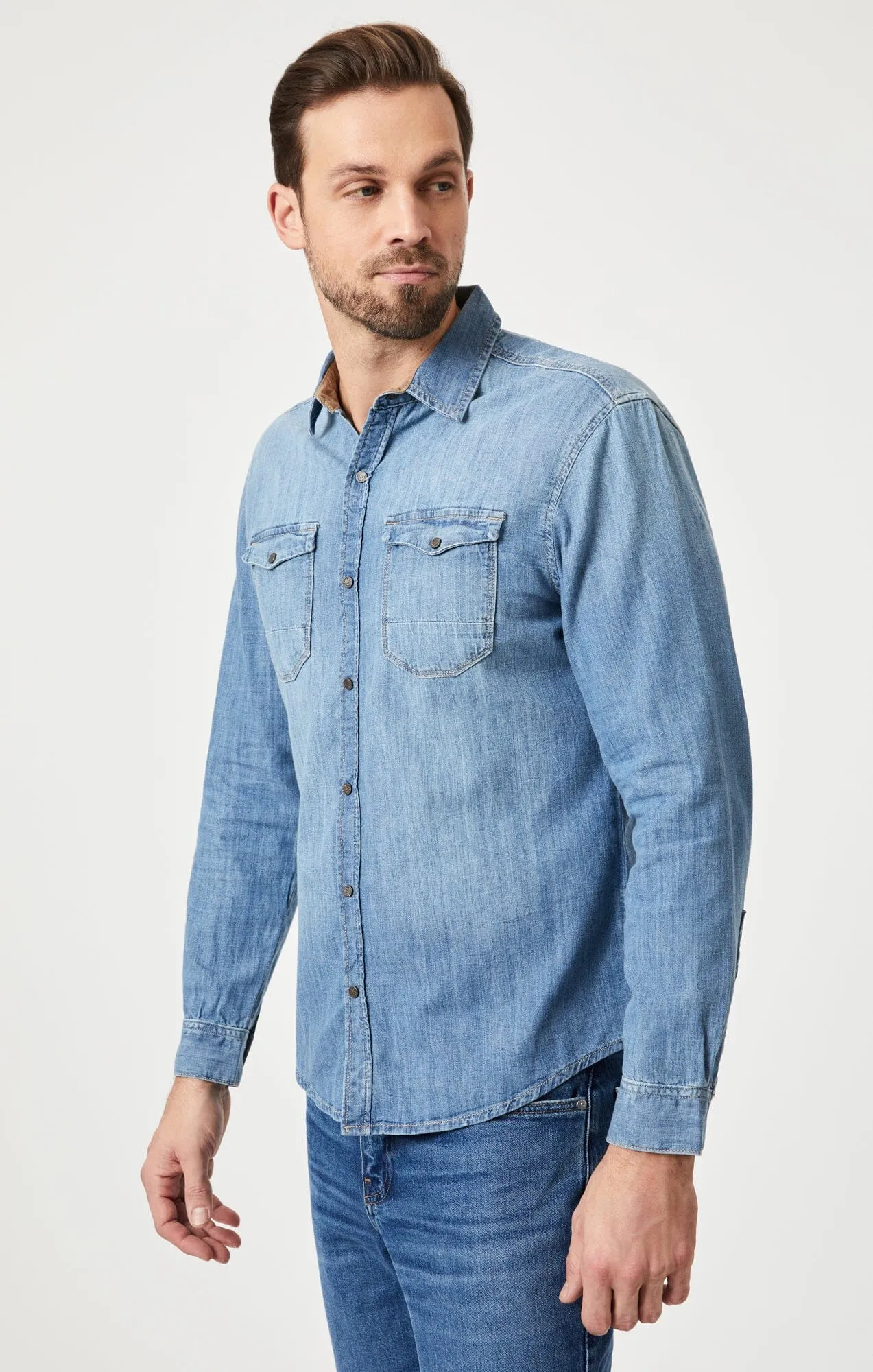 RIO SHIRT IN LIGHT CAMO VINTAGE Graphic Art tailored look