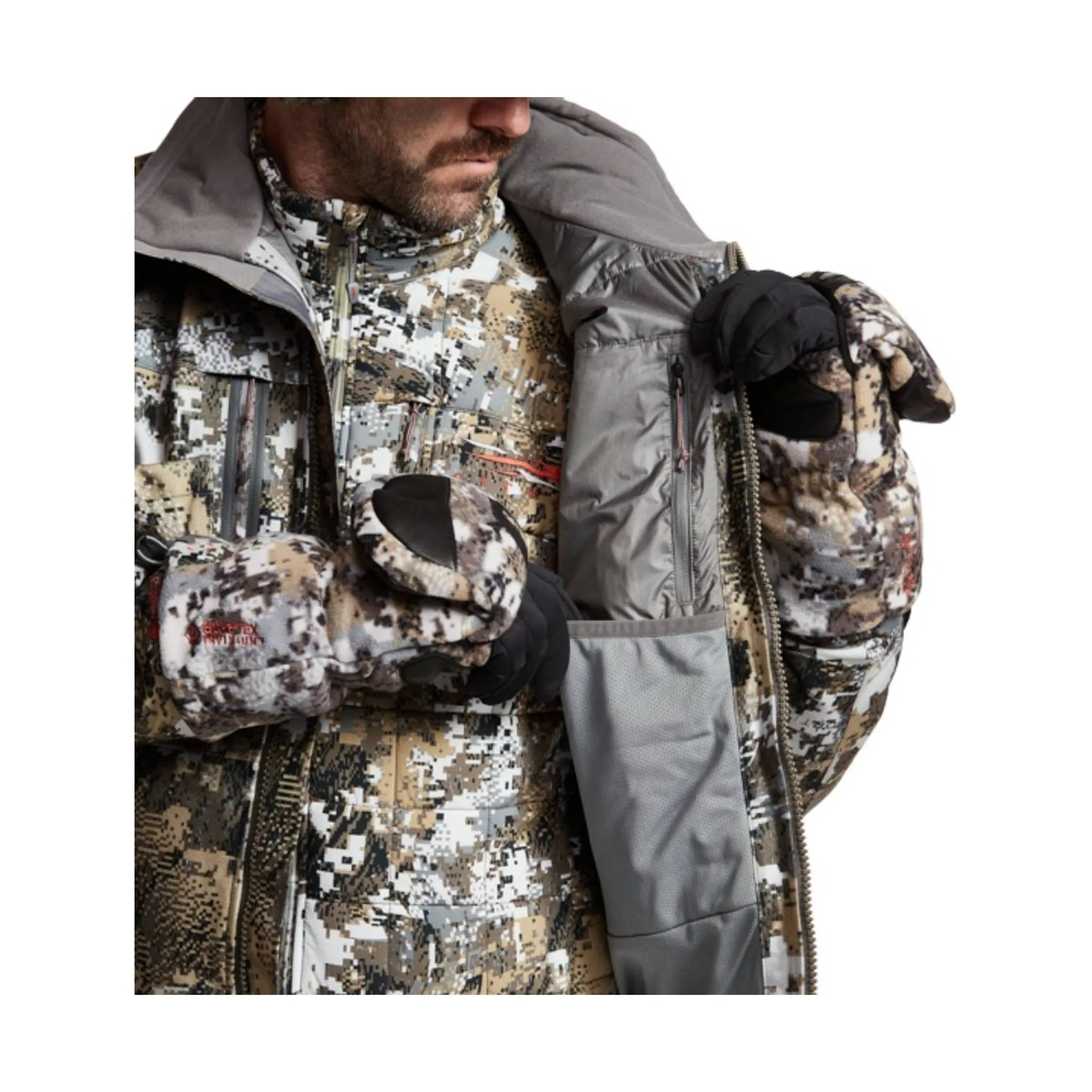Sitka Men's Incinerator AeroLite Jacket - Optifade Elevated II ExpandableSideGussets Light Outdoor Layer
