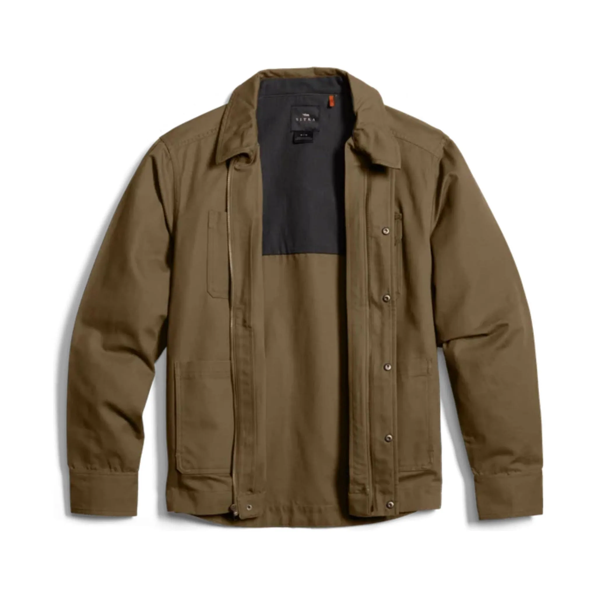 Clean Edge Piece Sitka Men's Harvester Lite Chore Coat - Coyote