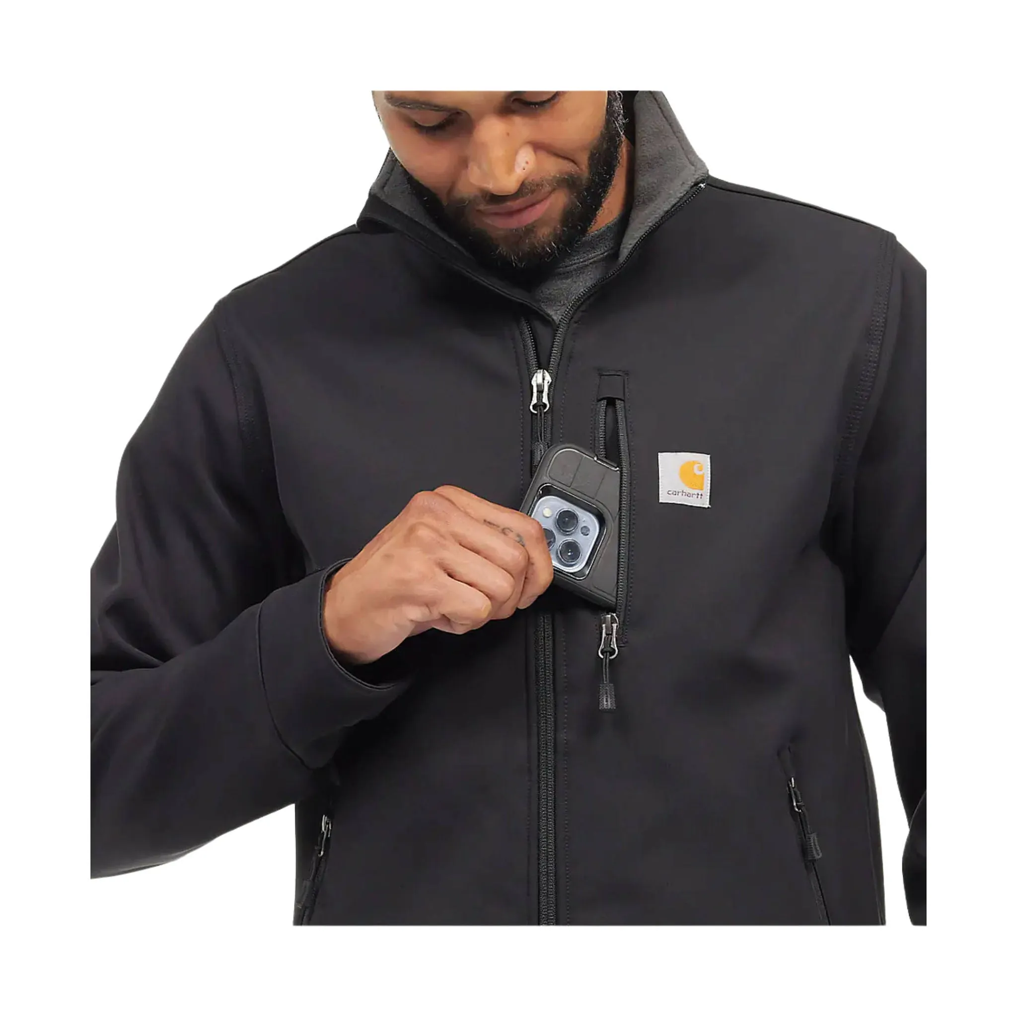 Odor Resistant Fabric Carhartt Men's Crowley Jacket - Black