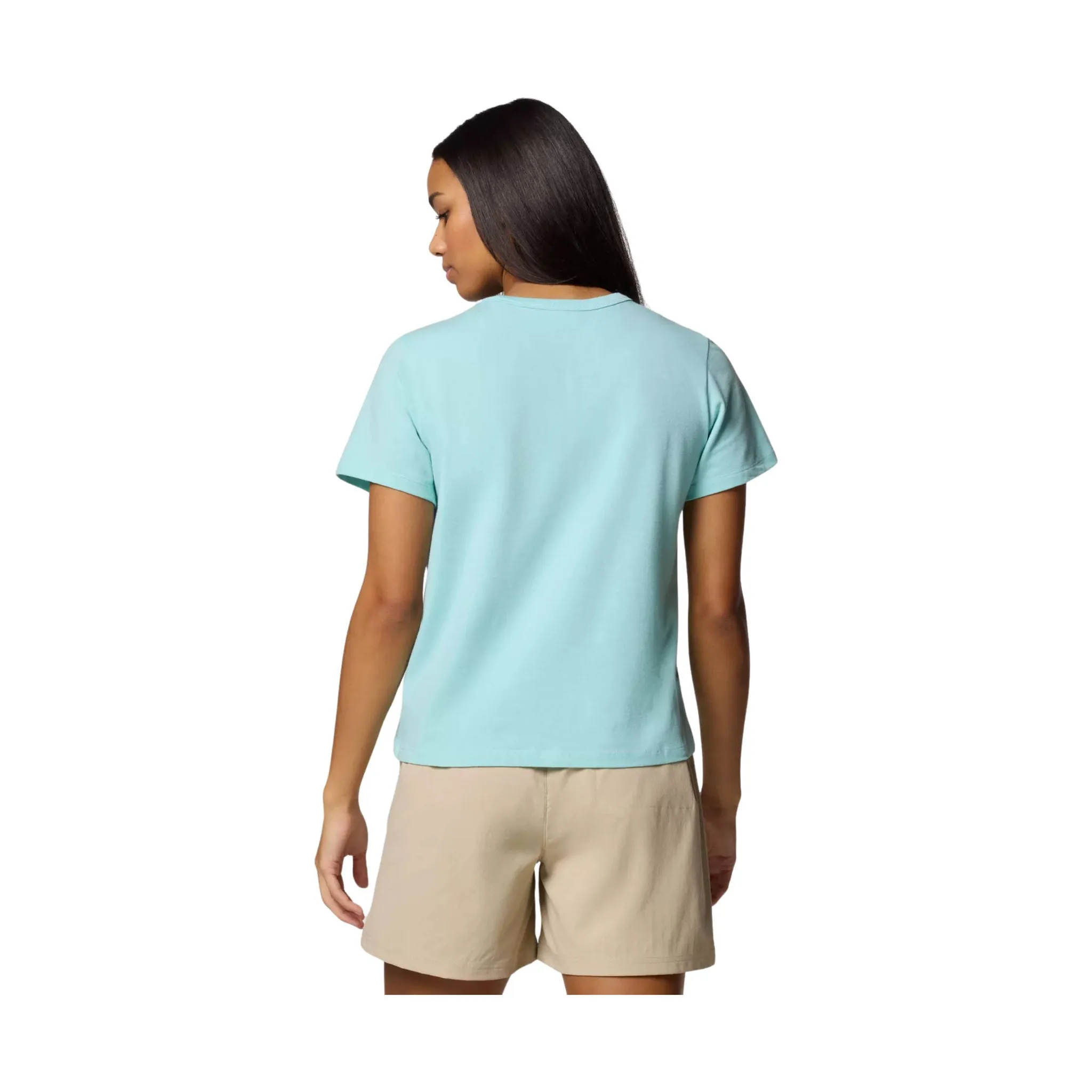 Columbia Women's Sun Trek Short Sleeve II Shirt - Spray Ribbed Trim Details