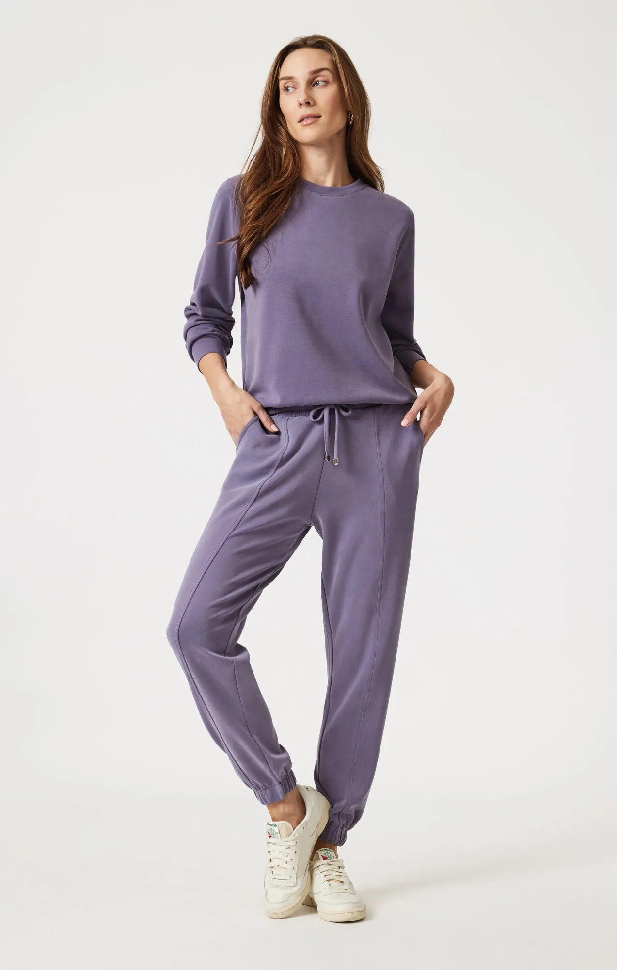 Competitive Advantage LUXE TOUCH TENCEL? SWEATSHIRT IN CADET