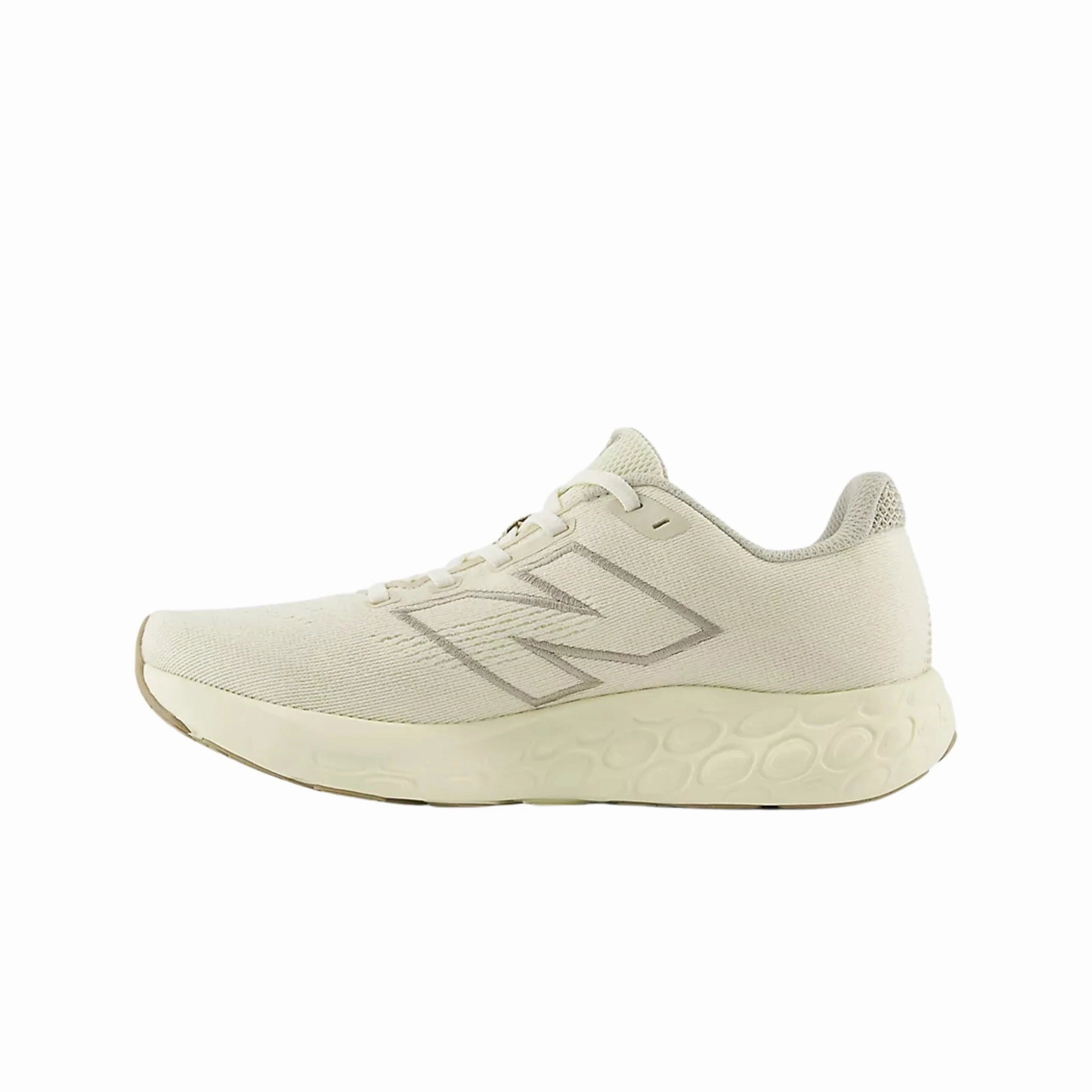 New Balance Women's Fresh Foam 680 v8 Running Shoes - Angora with Arid Stone Low   Top Style