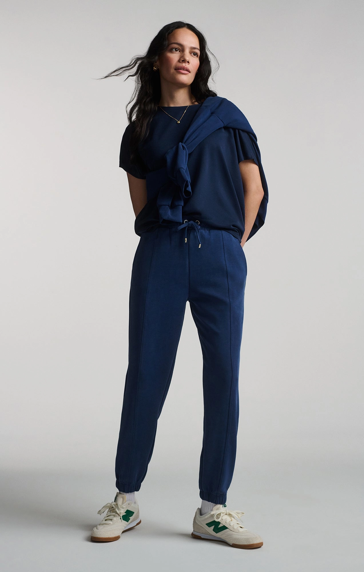 Light Stretch Perfect Pair LUXE TOUCH TENCEL? SWEATPANTS IN MEDIEVAL BLUE
