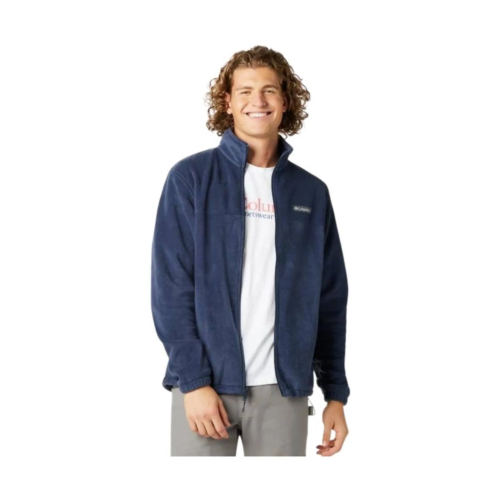 Columbia Men's Steens Mountain Full Zip 2.0 - Navy Odor Control Finish Thermal Insulated