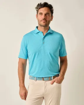 Performance Polo Lyndonn Stripe Jersey Polo - Majorca and Tarpon
