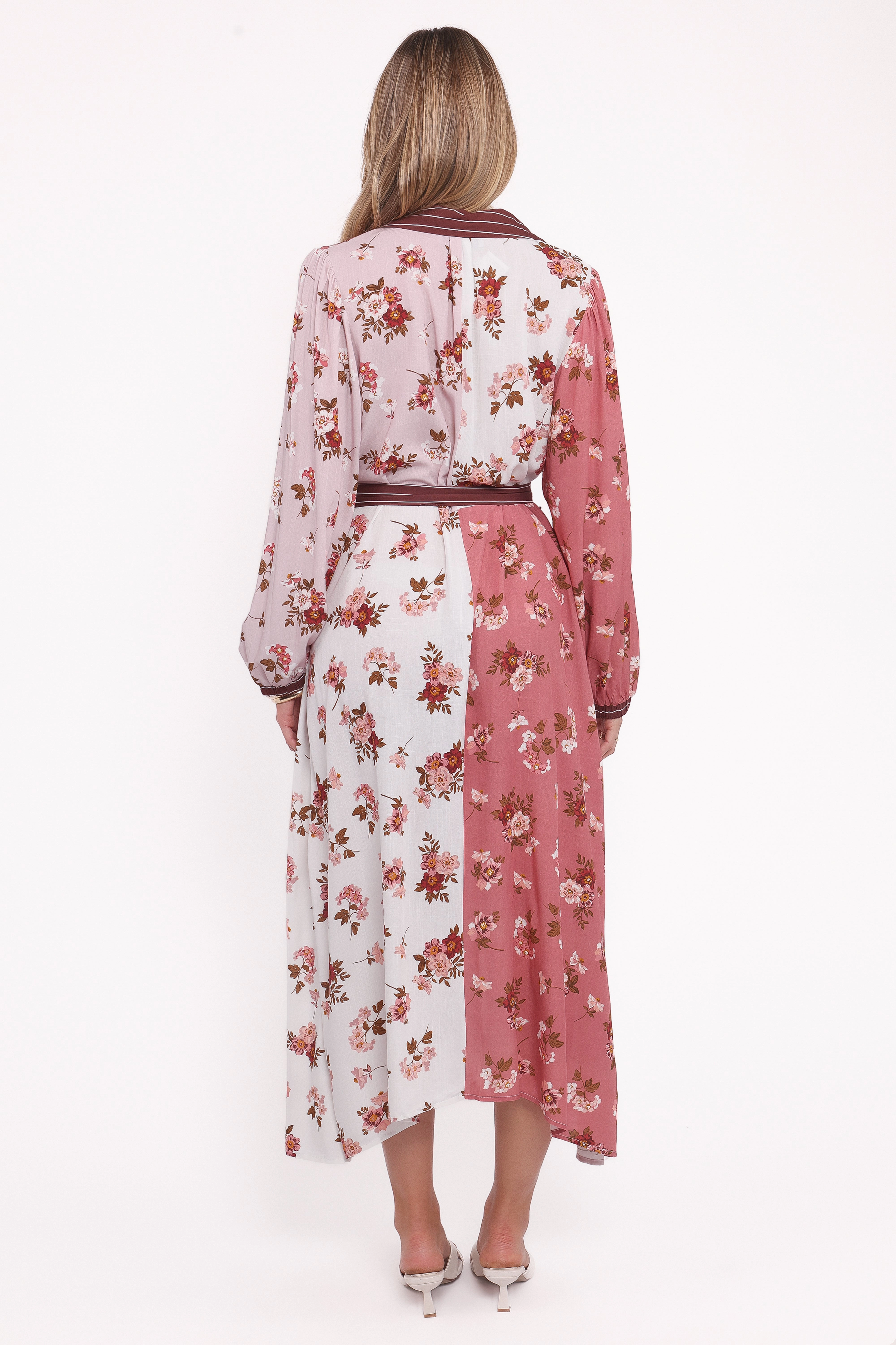 Maiden Long Sleeve Midi Dress - First Blush Night Style Graceful Ease