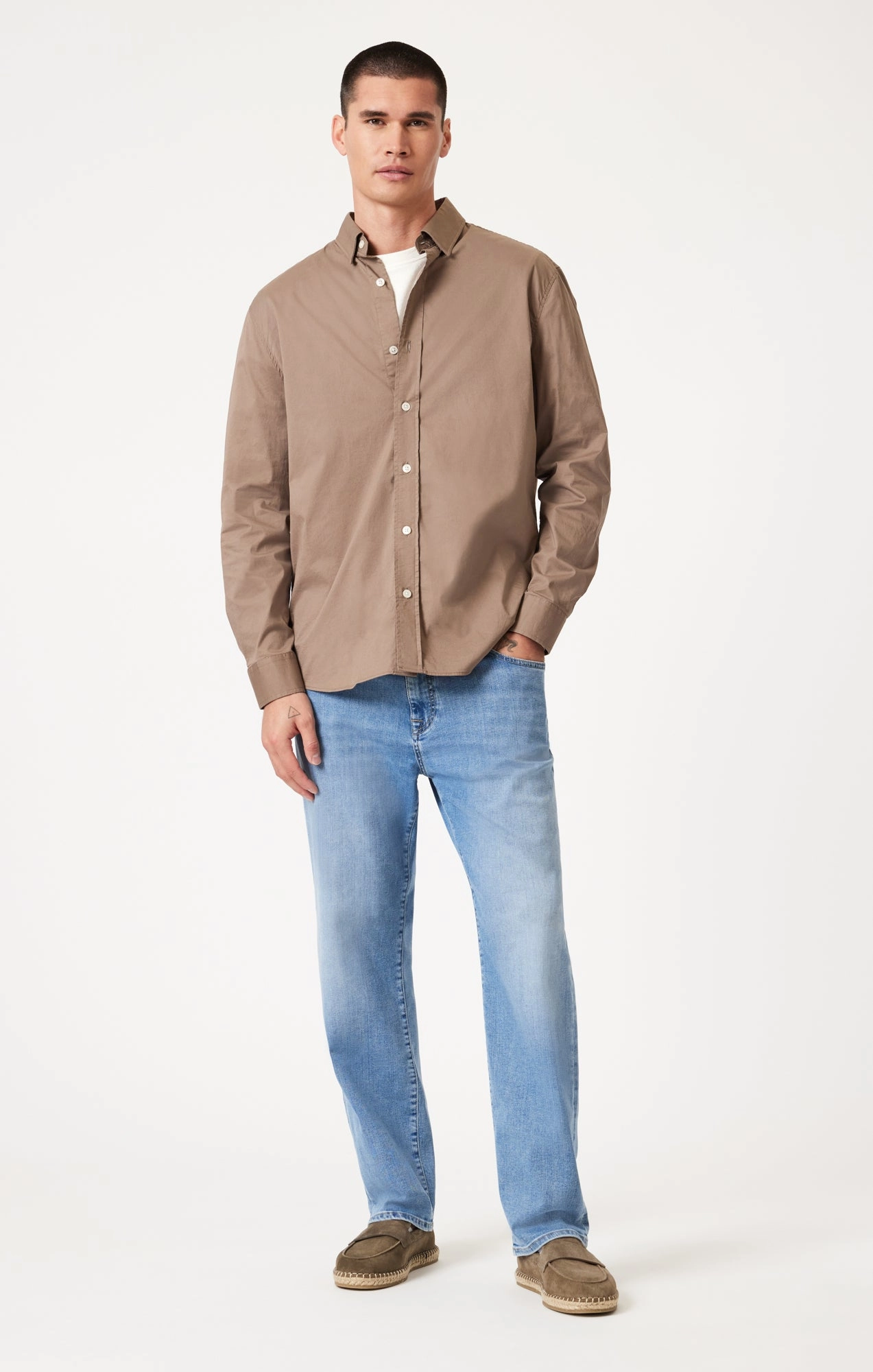 MARCEL LOOSE STRAIGHT LEG IN BLEACHED WILLIAMSBURG Balanced Style