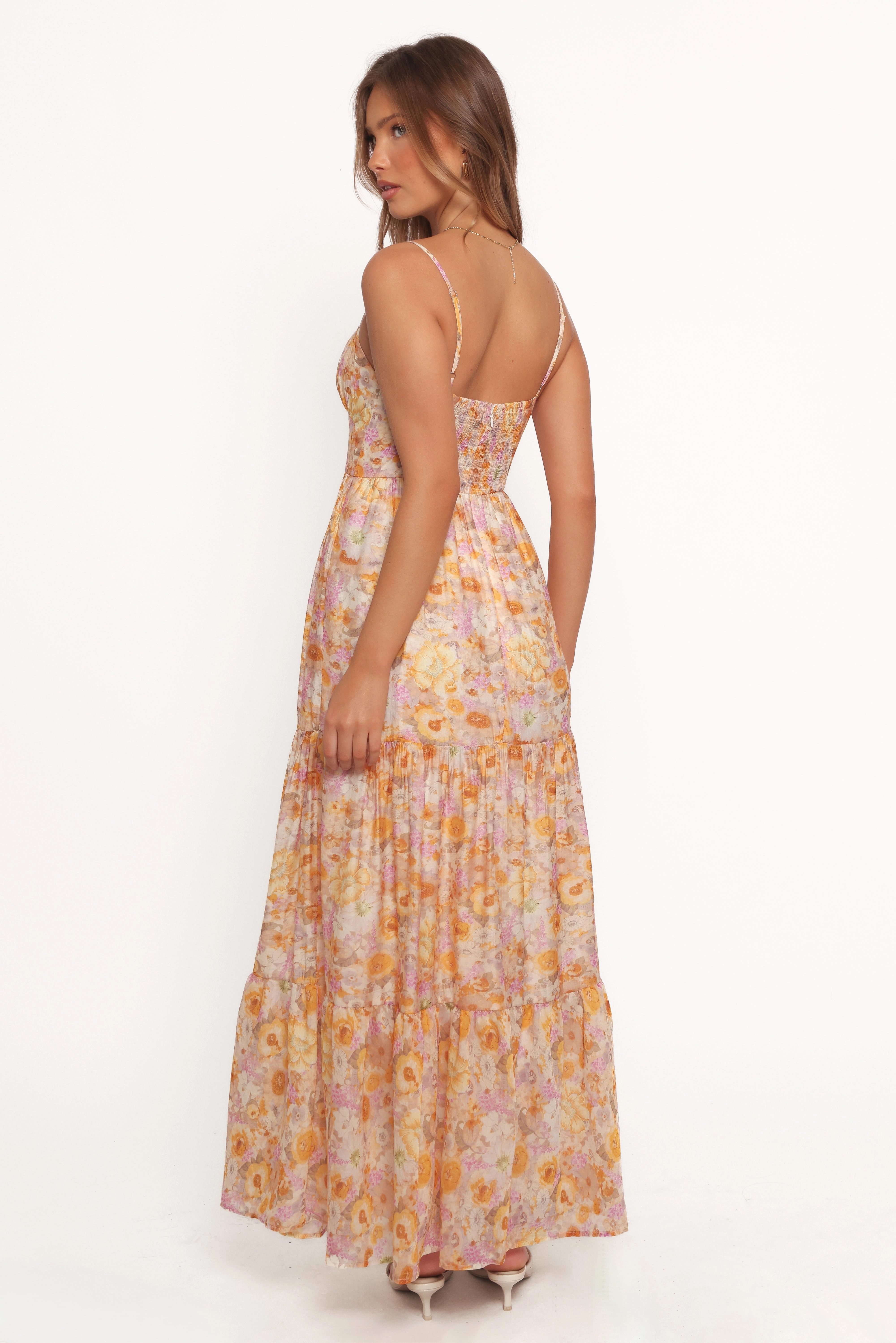 Marco Maxi Dress - Floral Urban Drape