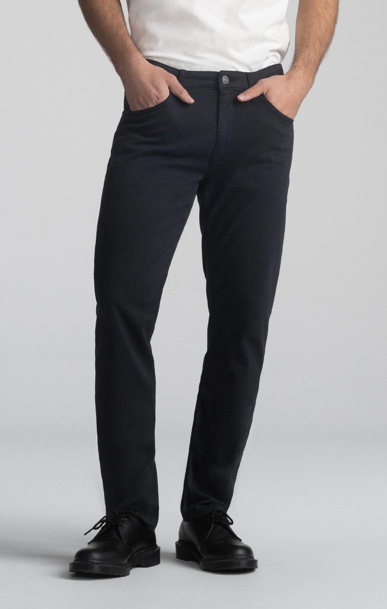 MultiPocketDesign Flexible Comfort Wear MARCUS SLIM STRAIGHT LEG IN DARK MIDNIGHT CITY