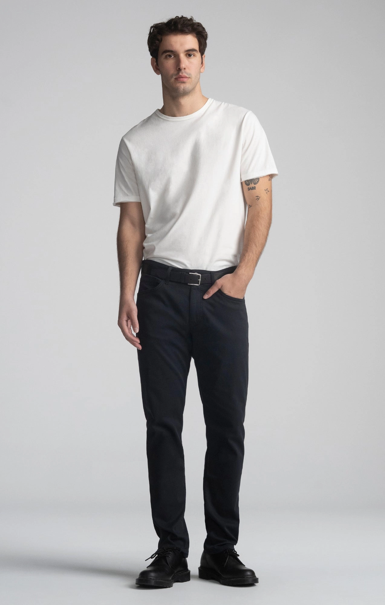 Relaxed Wearable Quick Move MARCUS SLIM STRAIGHT LEG IN DARK MIDNIGHT CITY