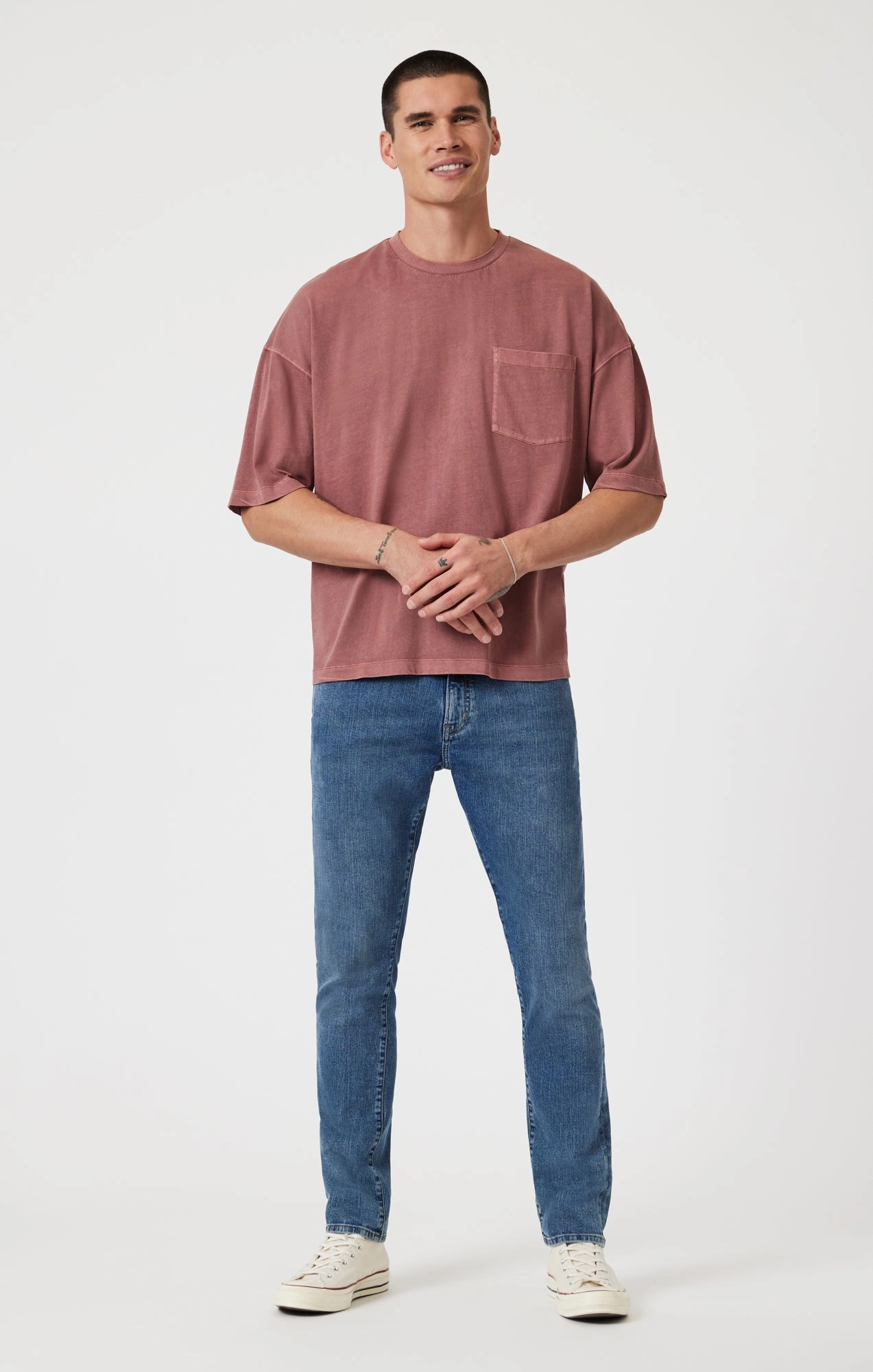 comfortable option Spring Mood Trendy MARCUS SLIM STRAIGHT LEG IN LIGHT BRUSHED SELVEDGE