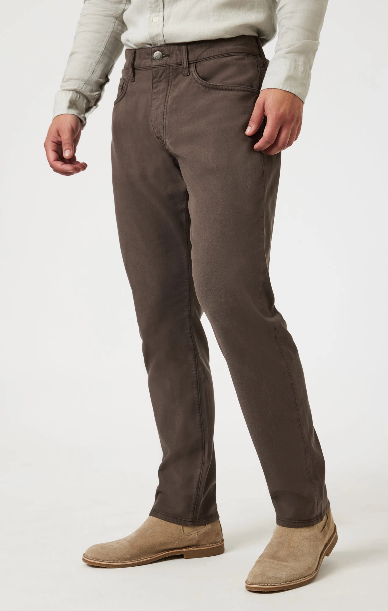 Weekend Wear Unisex style MARCUS SLIM STRAIGHT LEG IN OAK LUXE TWILL
