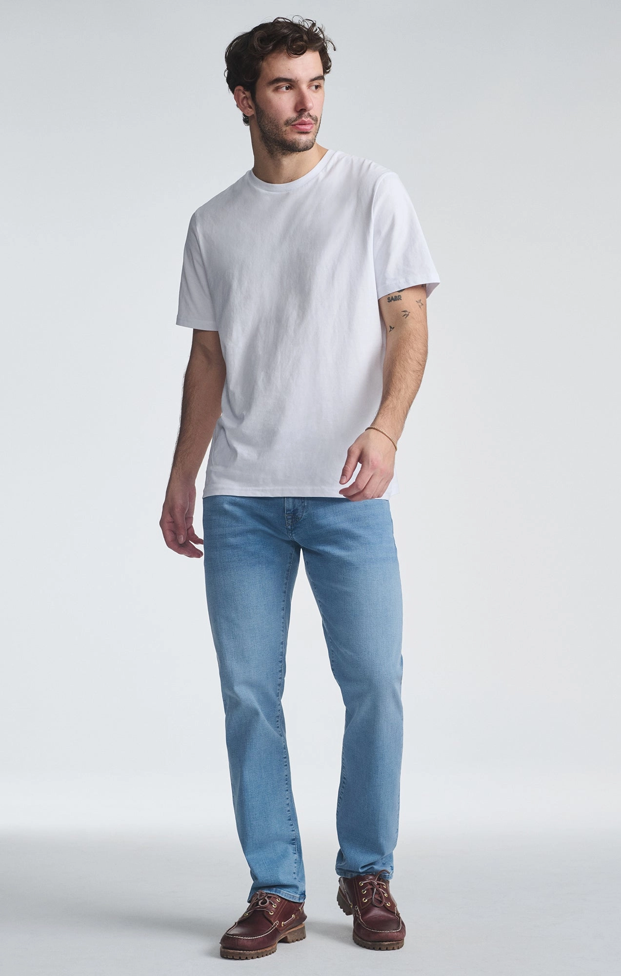 Lightwear Option MARCUS SLIM STRAIGHT LEG IN SKY ORGANIC VINTAGE