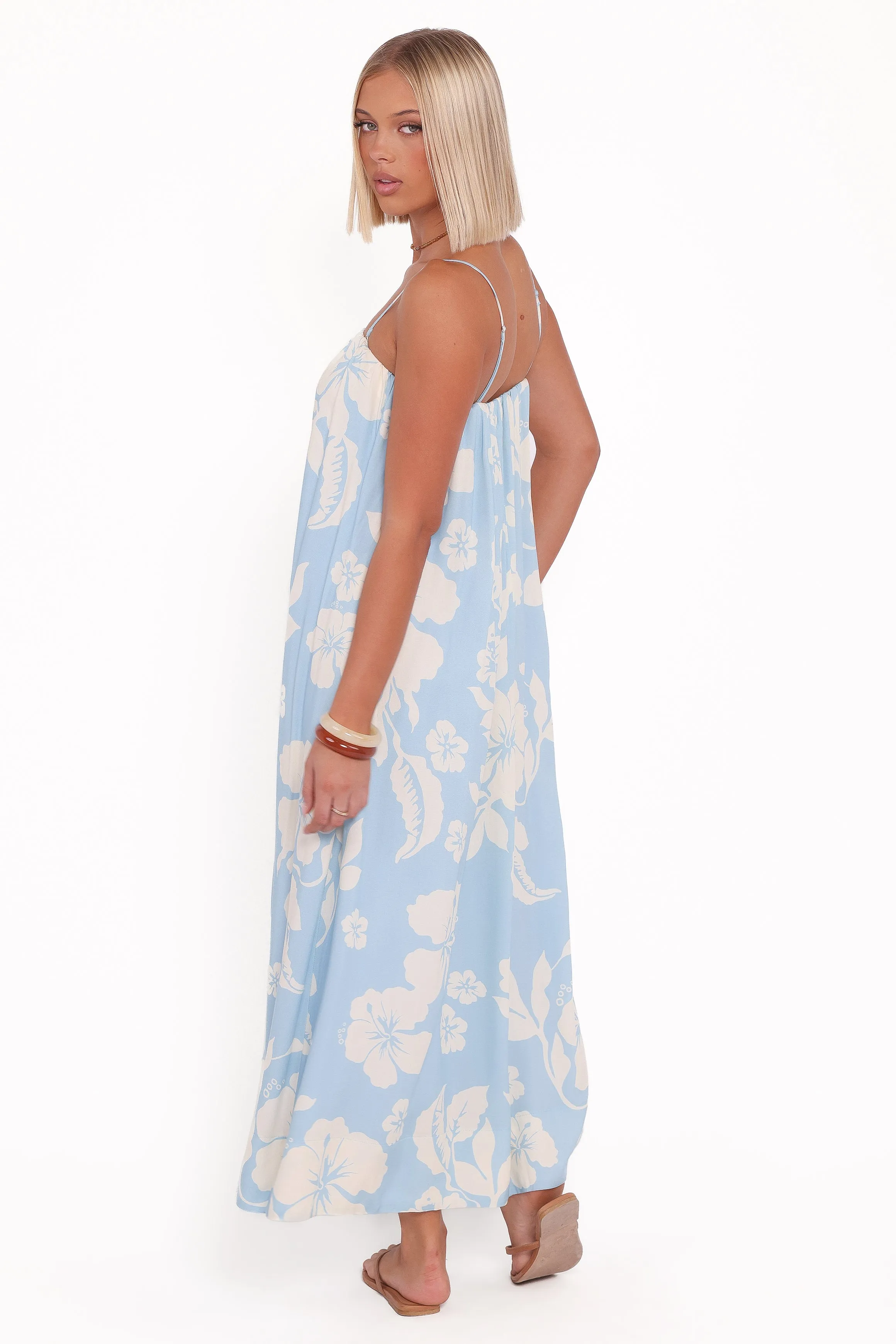 Margherita Maxi Dress - Blue Hibiscus Ankle-length Calm Movement