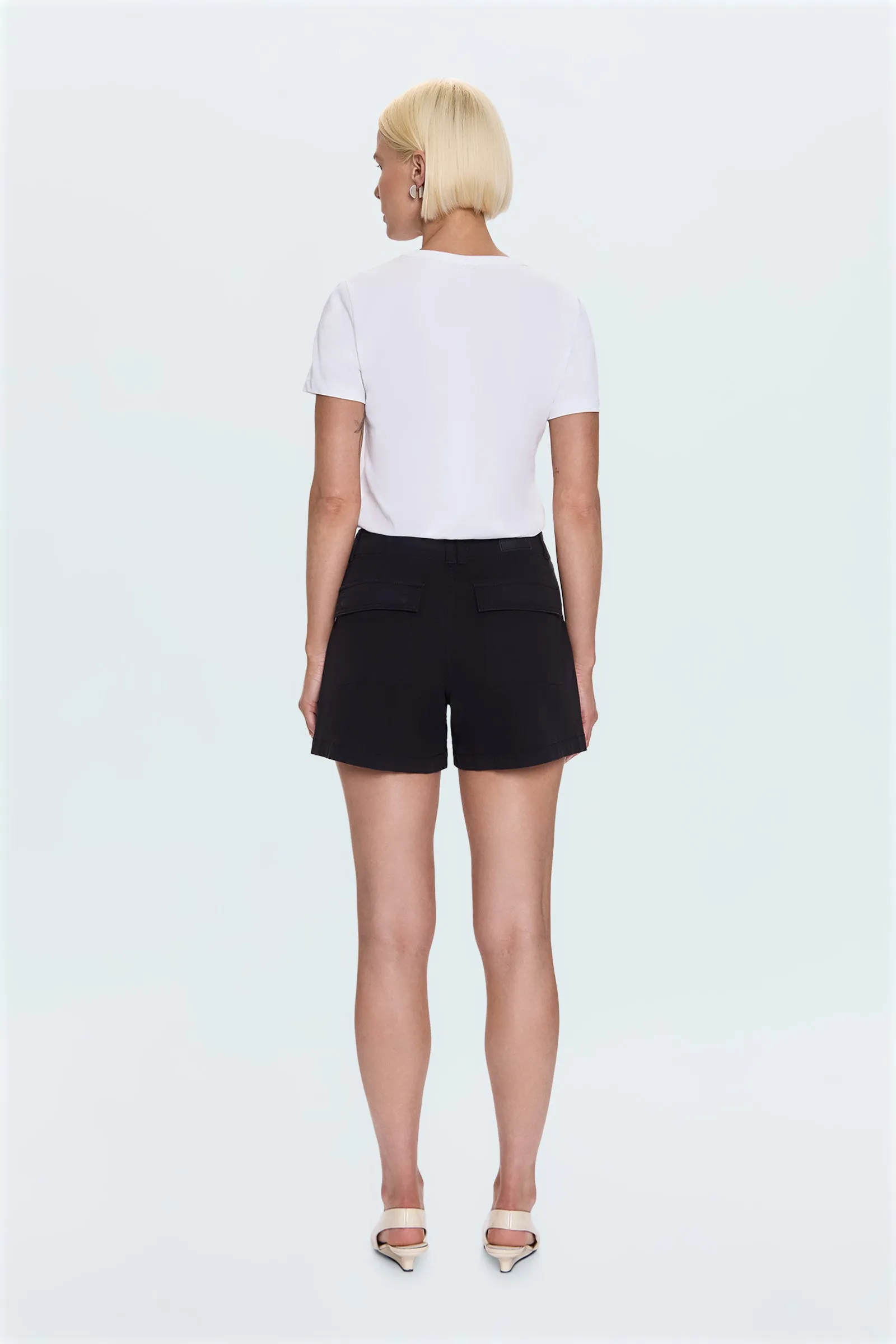 Marissa High Rise Utility Short - Noir yoga clothes Summer Fashion