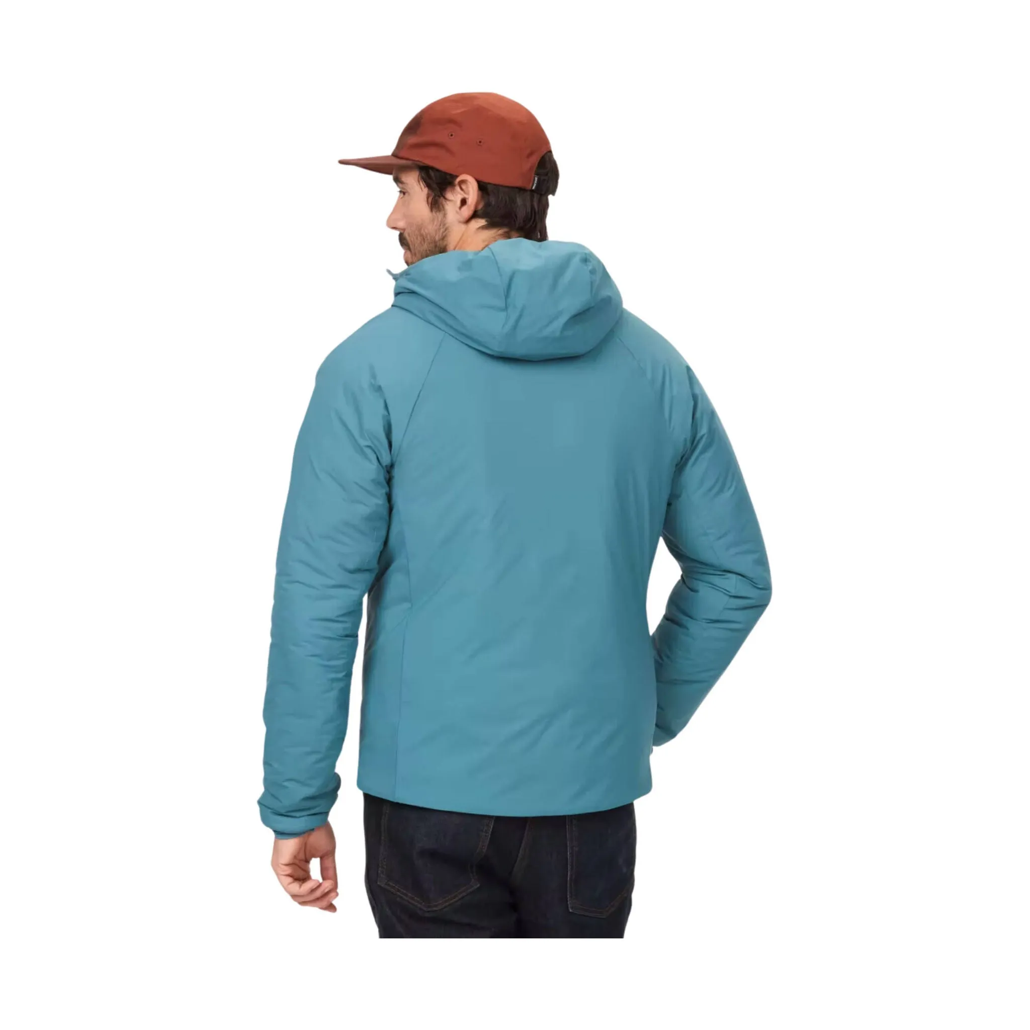 Oversized Fit Marmot Men's Novus Hoody Jacket - Moon River