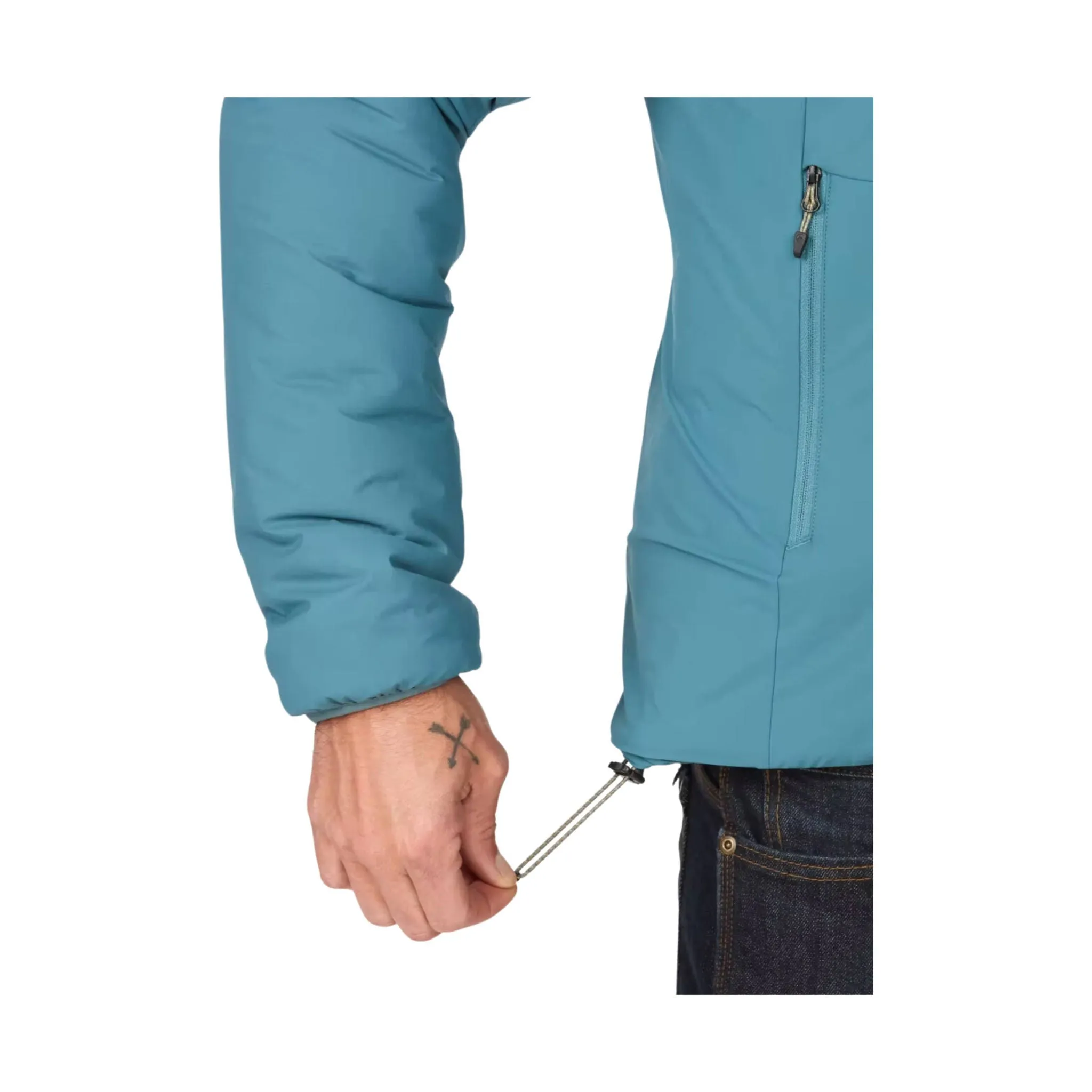 FlexibleCuffSystem Marmot Men's Novus Hoody Jacket - Moon River