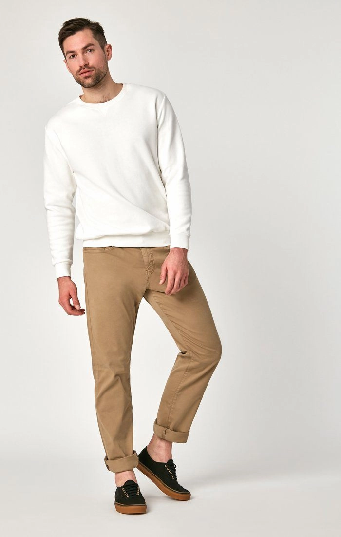 Versatile Design MATT RELAXED STRAIGHT LEG IN BRITISH KHAKI TWILL