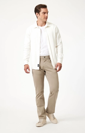 Outdoor Use MATT RELAXED STRAIGHT LEG IN SAND CASUAL TWILL