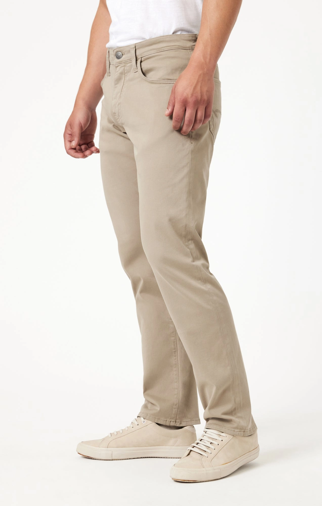 All weather MATT RELAXED STRAIGHT LEG IN SAND CASUAL TWILL