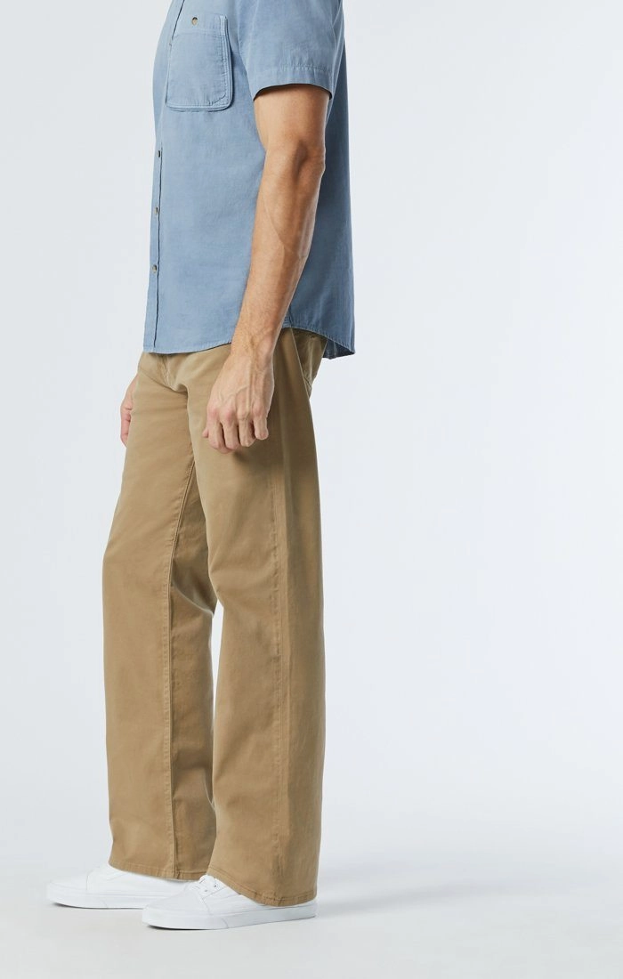 MAX WIDE LEG IN BRITISH KHAKI TWILL Tagless Labeling Effortless Layer