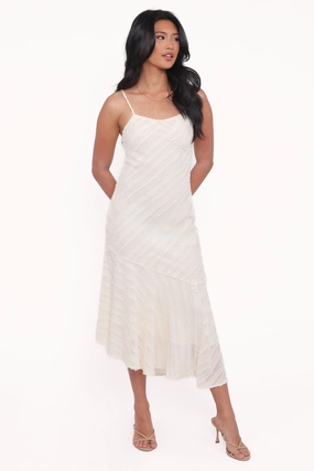Simple Ease Aileen Midi Dress - Cream
