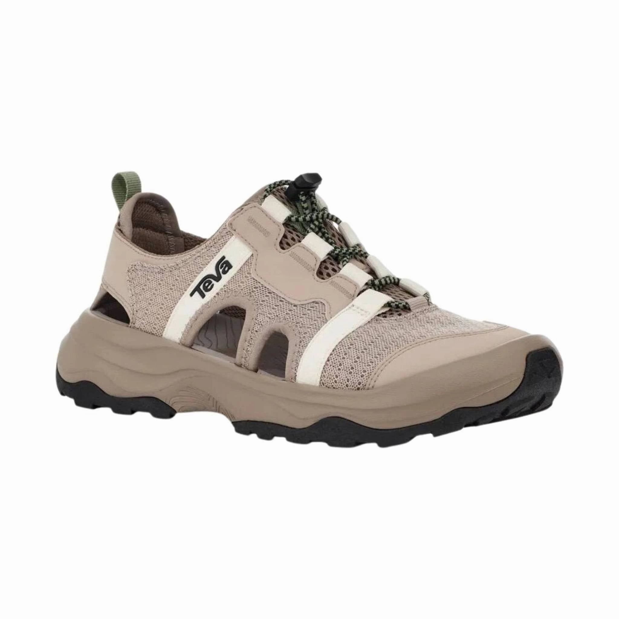 Relaxed Summer Footwear Teva Women's Outflow CT Sandal - Feather Grey/Desert Taupe