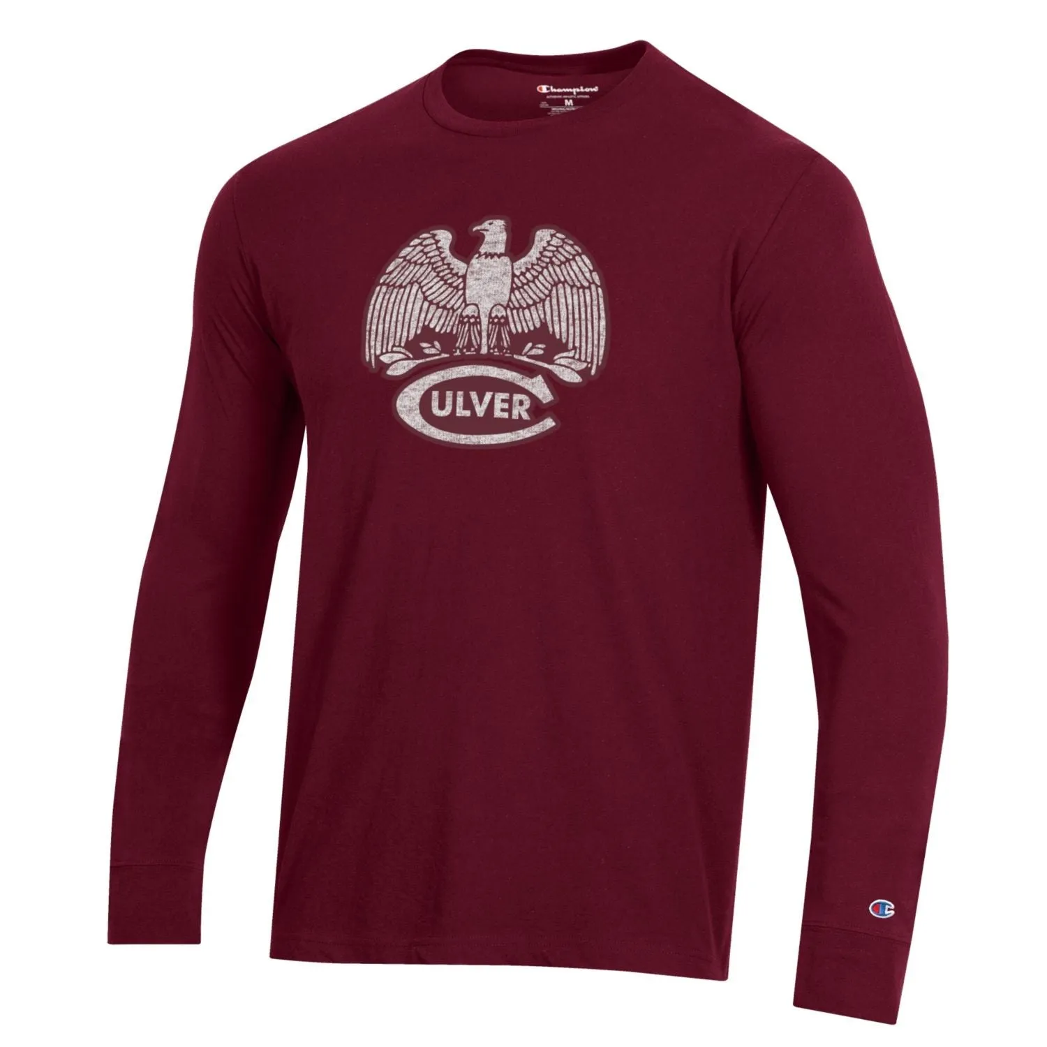 thermal Men's Champion Long Sleeve Tee - Maroon