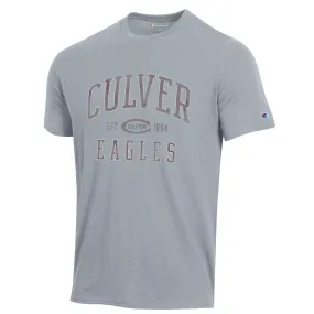 Men's Champion Stadium Short Sleeve Tee - Grey UV protected