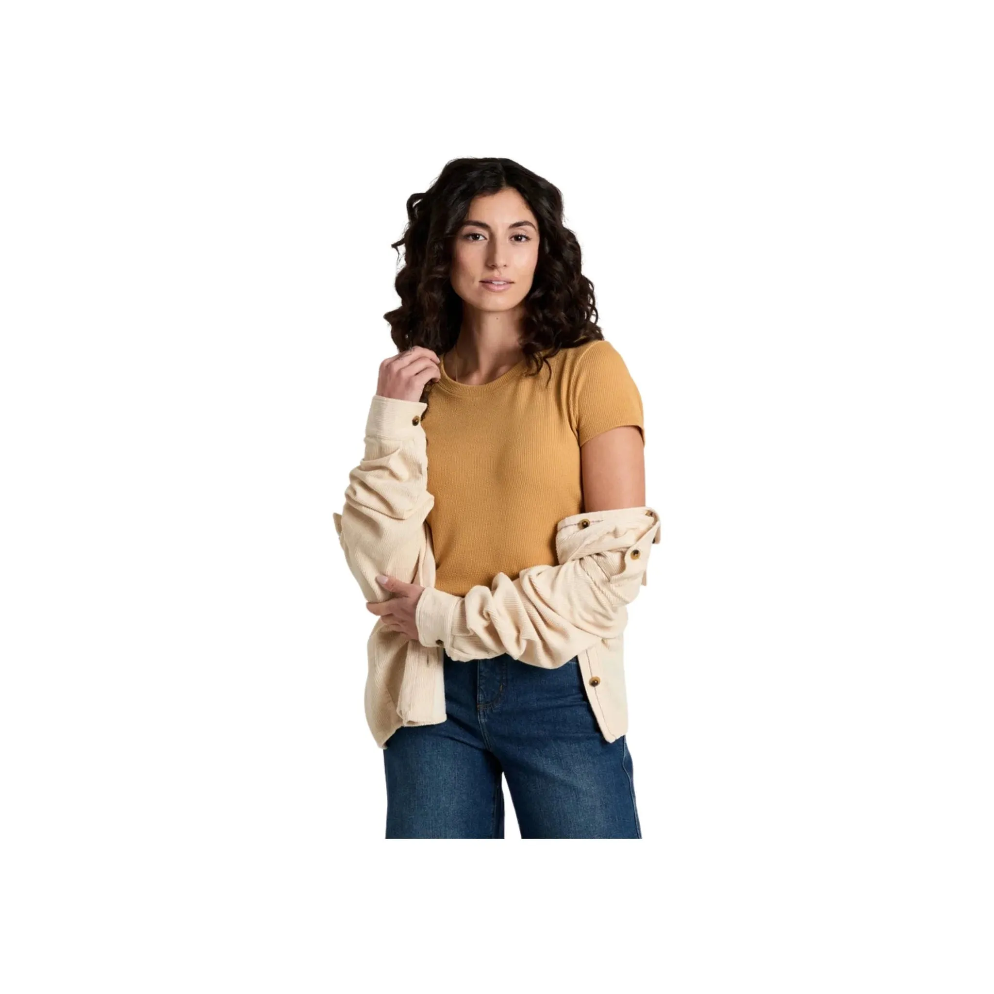 PreShrunk Fabric Kuhl Women's Remi Tee - Honey