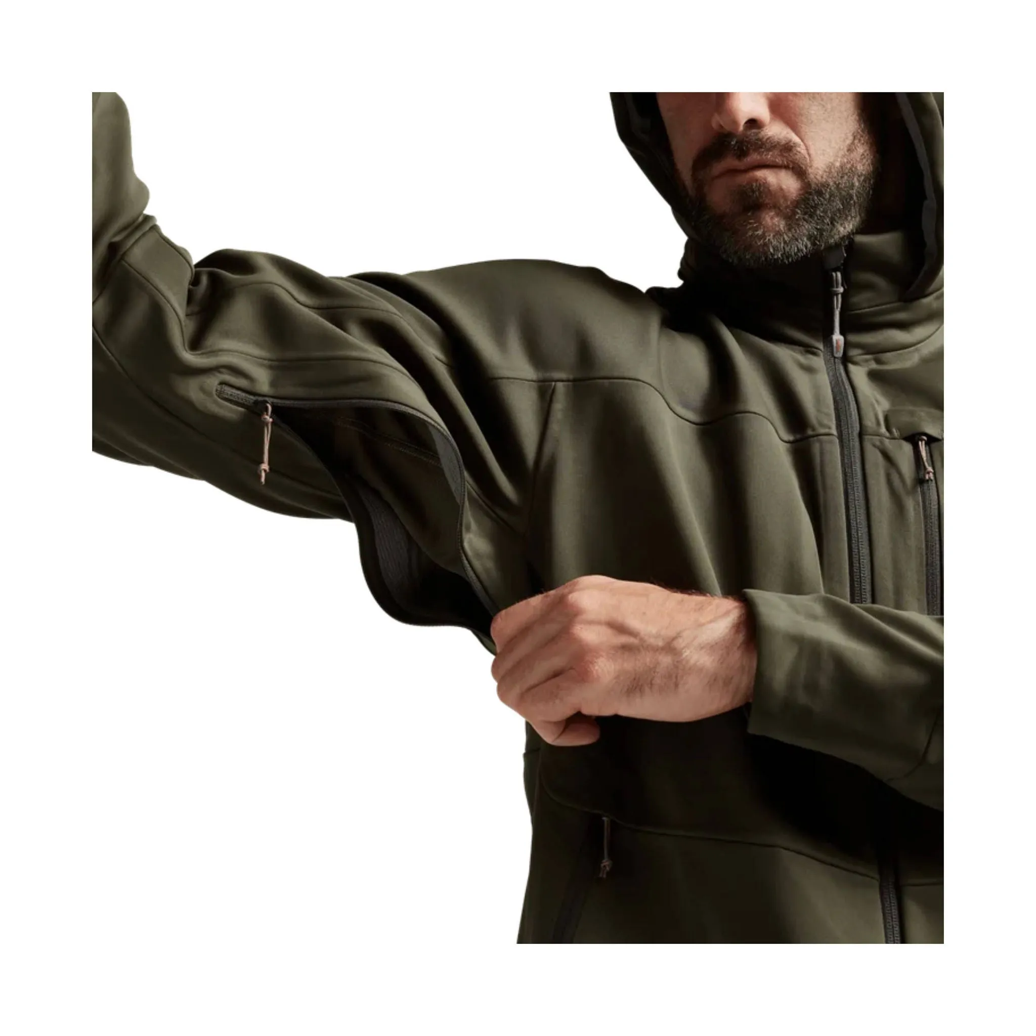Sitka Men's Jetstream Jacket - Deep Lichen Magnetic Fasteners