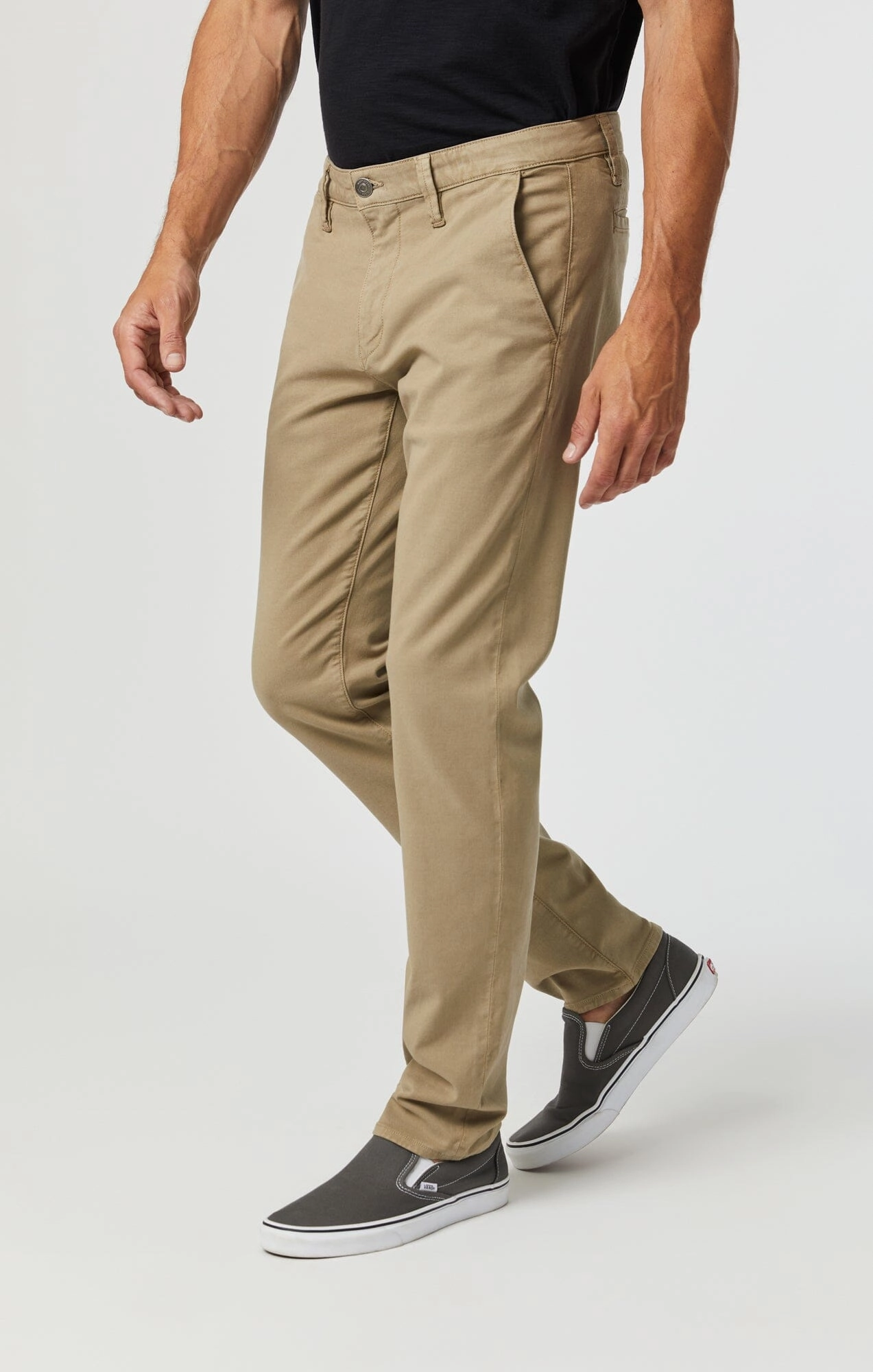 MILTON SLIM STRAIGHT CHINO IN BEIGE LUXE TWILL Outdoor Use Long Use