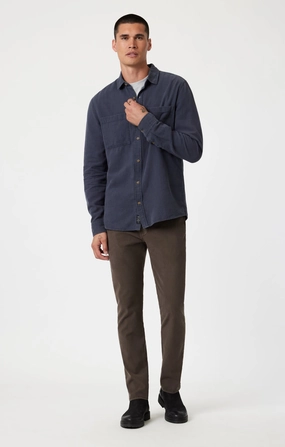 simple design Casual Flex MILTON SLIM STRAIGHT CHINO IN OAK LUXE TWILL