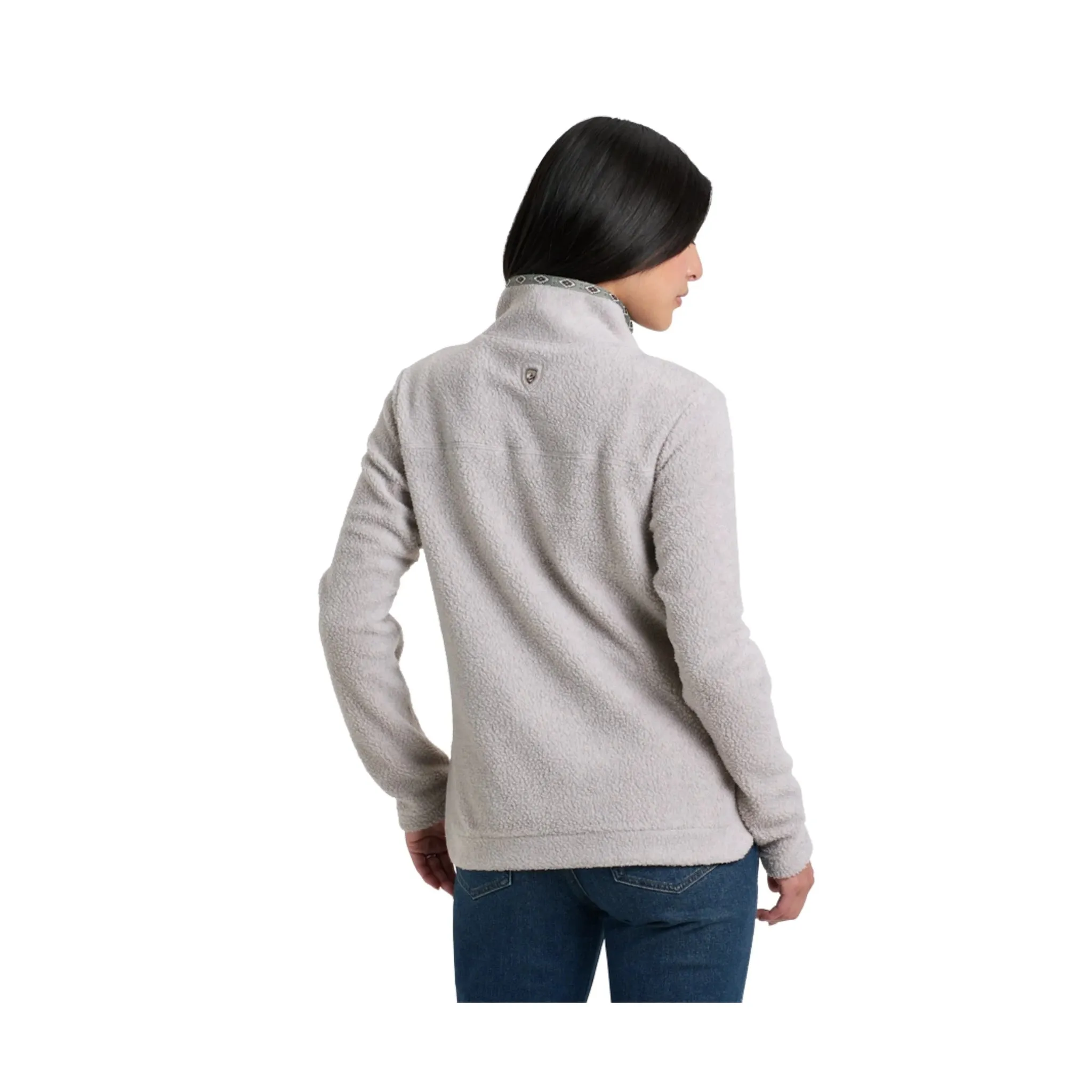 Kuhl Women's Hygge Snap Pullover - Natural side pocket