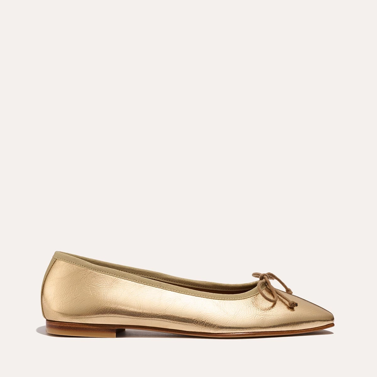 The Fonteyn - Gold Crinkle Nappa Shell Tone