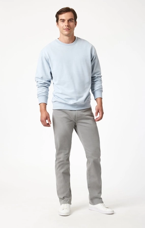 Slim Fit Design Comfort Wear ZACH STRAIGHT LEG IN STORMY CASUAL TWILL