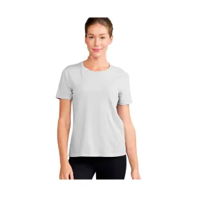 Tasc Women's All Day Short Sleeve T Shirt - Light Grey Heather Anti Bacterial Layer Simple Dress