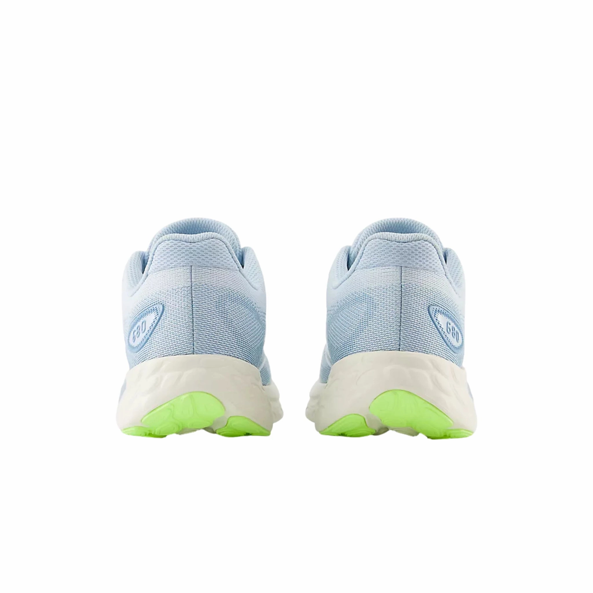 Walk Comfort New Balance Women's Fresh Foam 680 v8 Running Shoes - Quarry Blue with Chrome Blue and Sea Salt