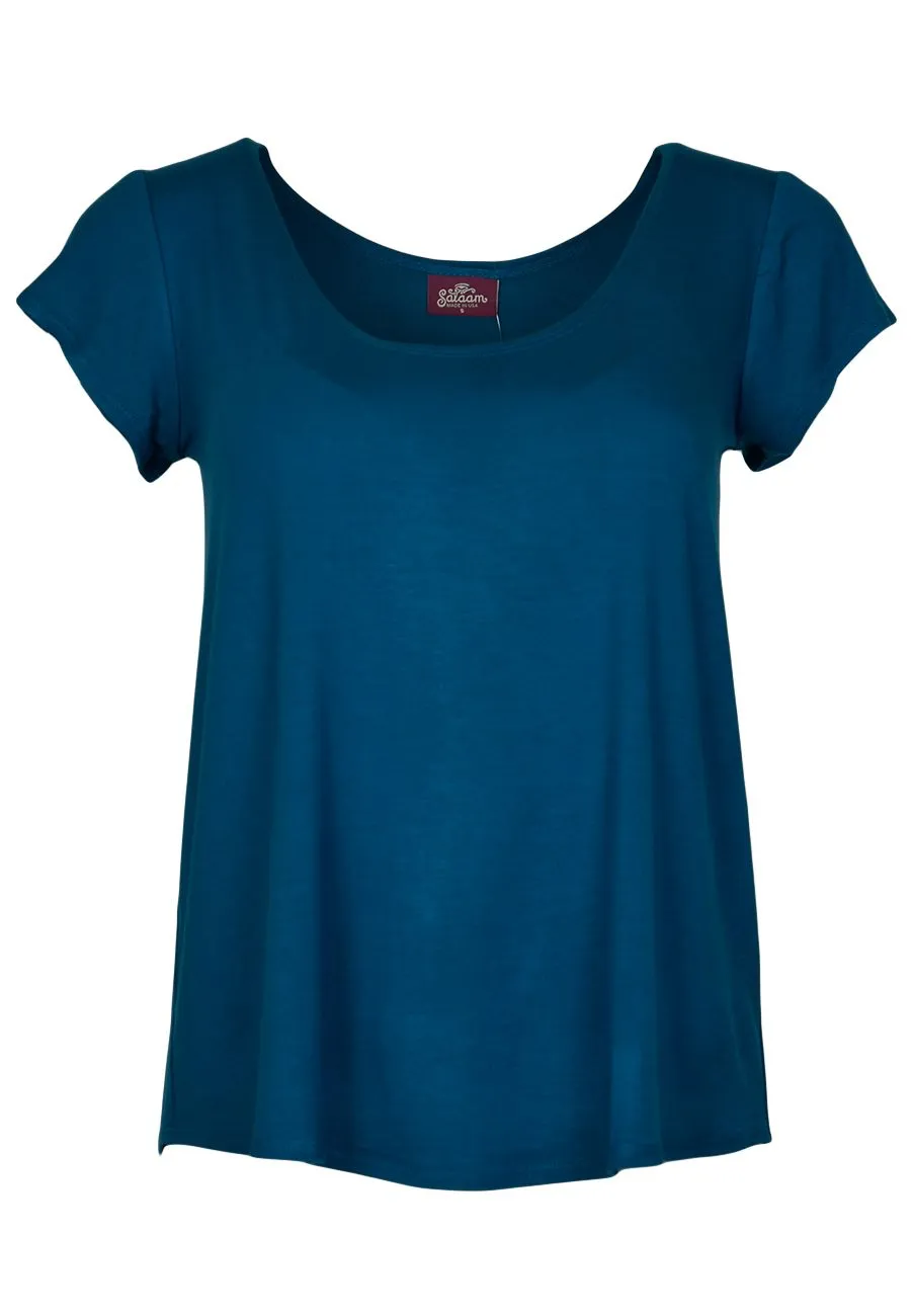 MinimalistDesign Salaam Solid Cora Tee | Marine Fit Comfort